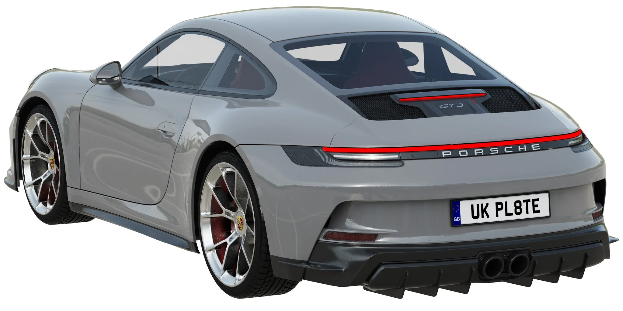 Porsche 911 GT3 Touring, 3D model preview 24