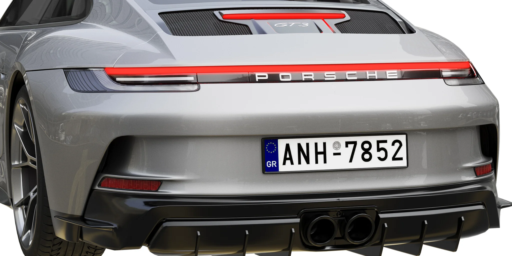 Porsche 911 GT3 Touring, 3D model preview 25