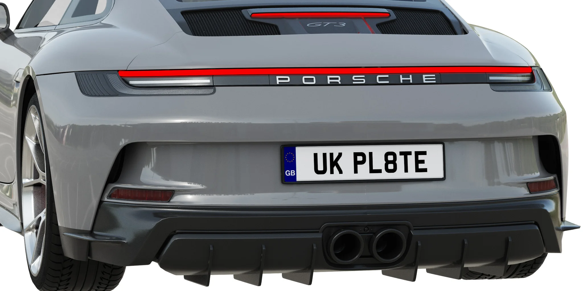 Porsche 911 GT3 Touring, 3D model preview 26