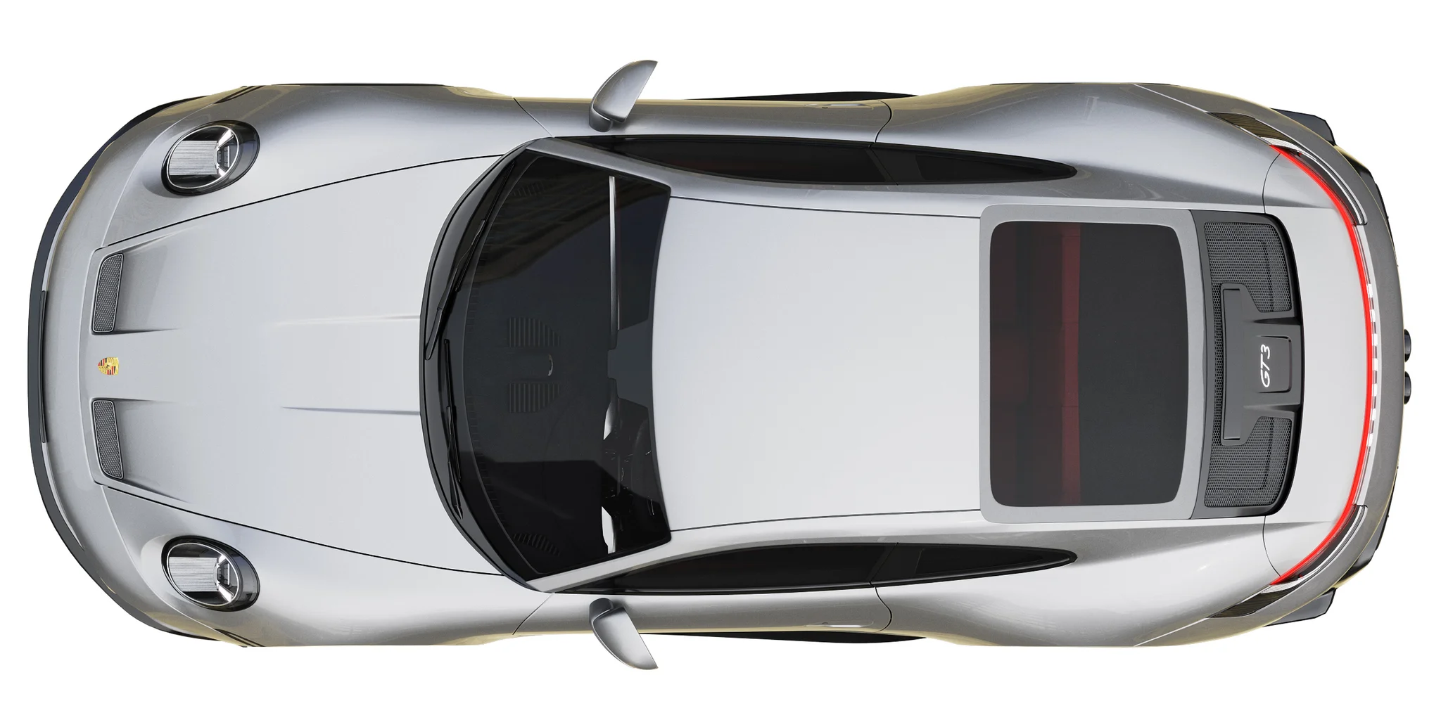Porsche 911 GT3 Touring, 3D model preview 29