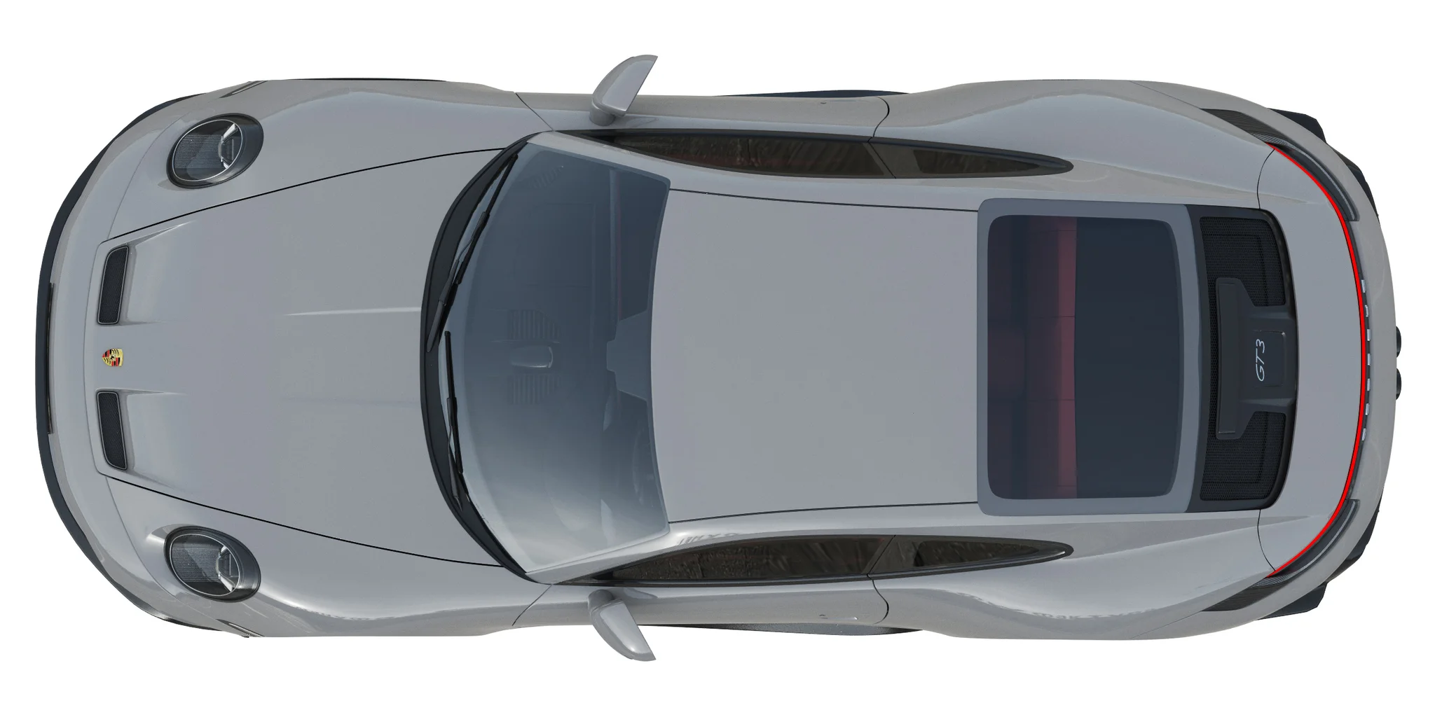 Porsche 911 GT3 Touring, 3D model preview 30