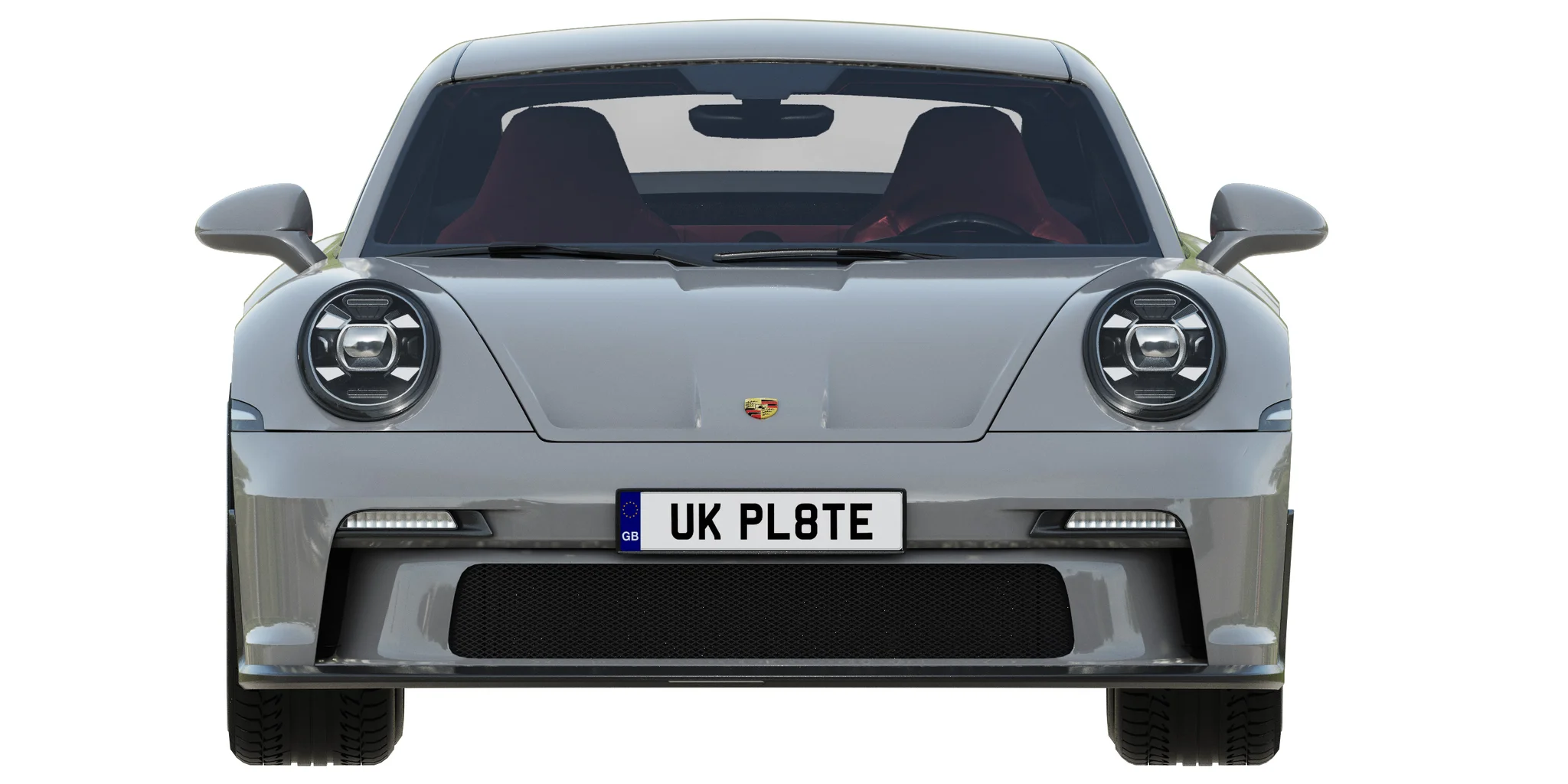Porsche 911 GT3 Touring, 3D model preview 32