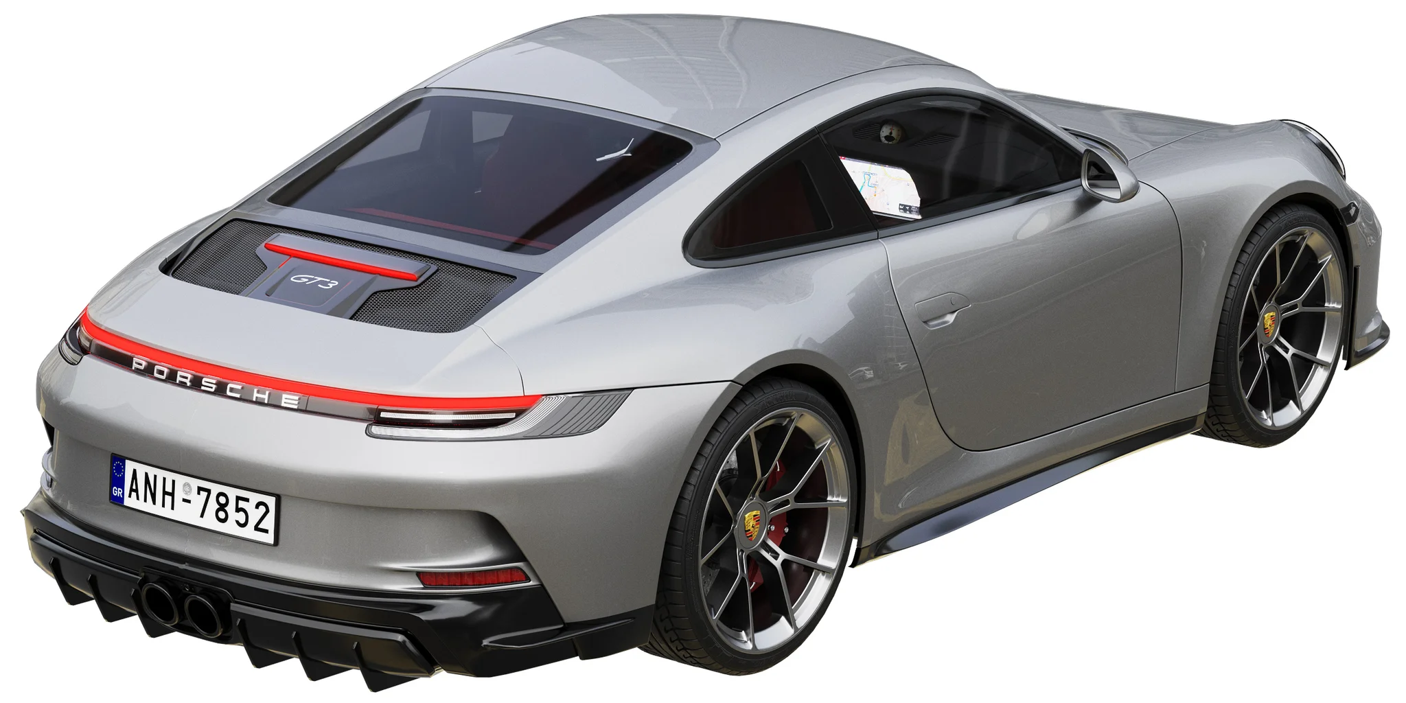 Porsche 911 GT3 Touring, 3D model preview 33