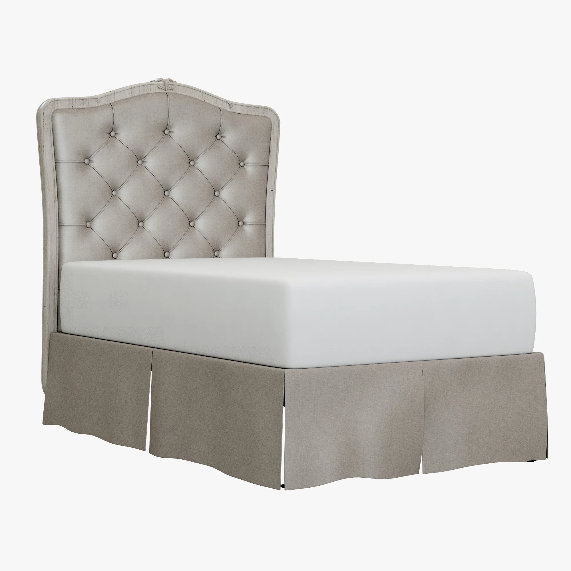 Restoration Hardware Colette Tufted Headboard — 3D model preview 1