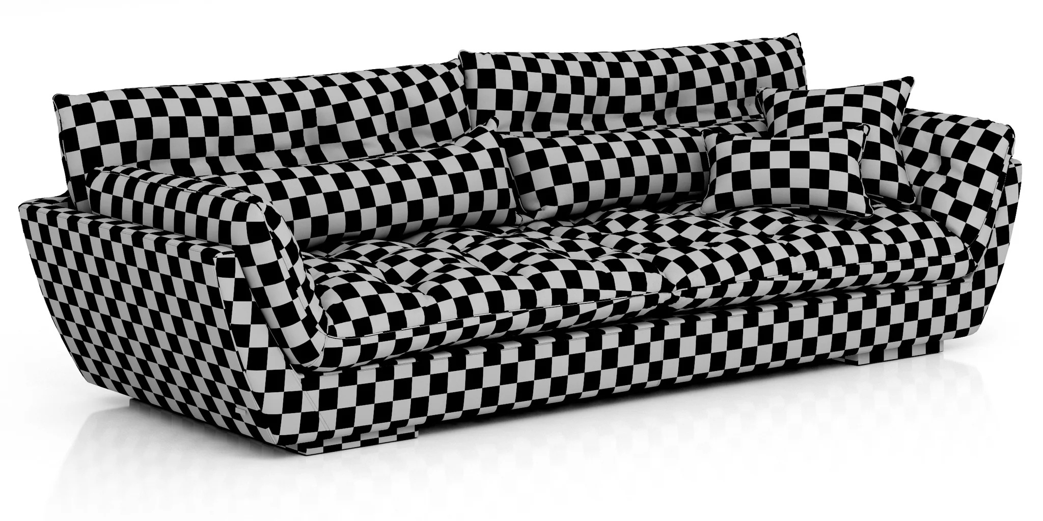 Roche Bobois ORIGINEL Large 4 Seat Sofa — 3D model preview 10