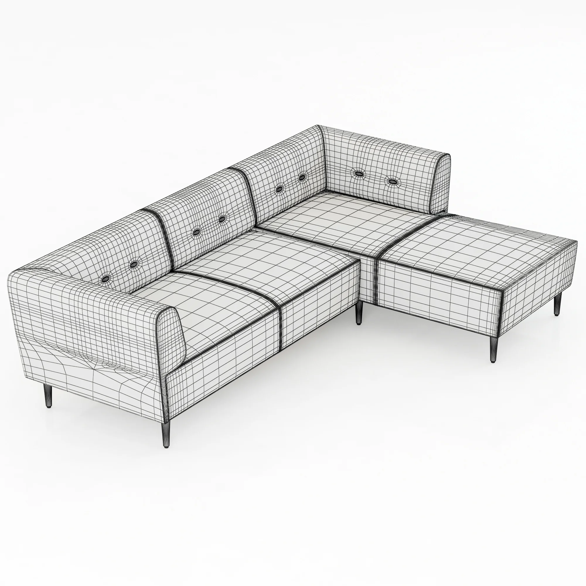 BoConcept Philly Sofa2 — 3D model preview 5