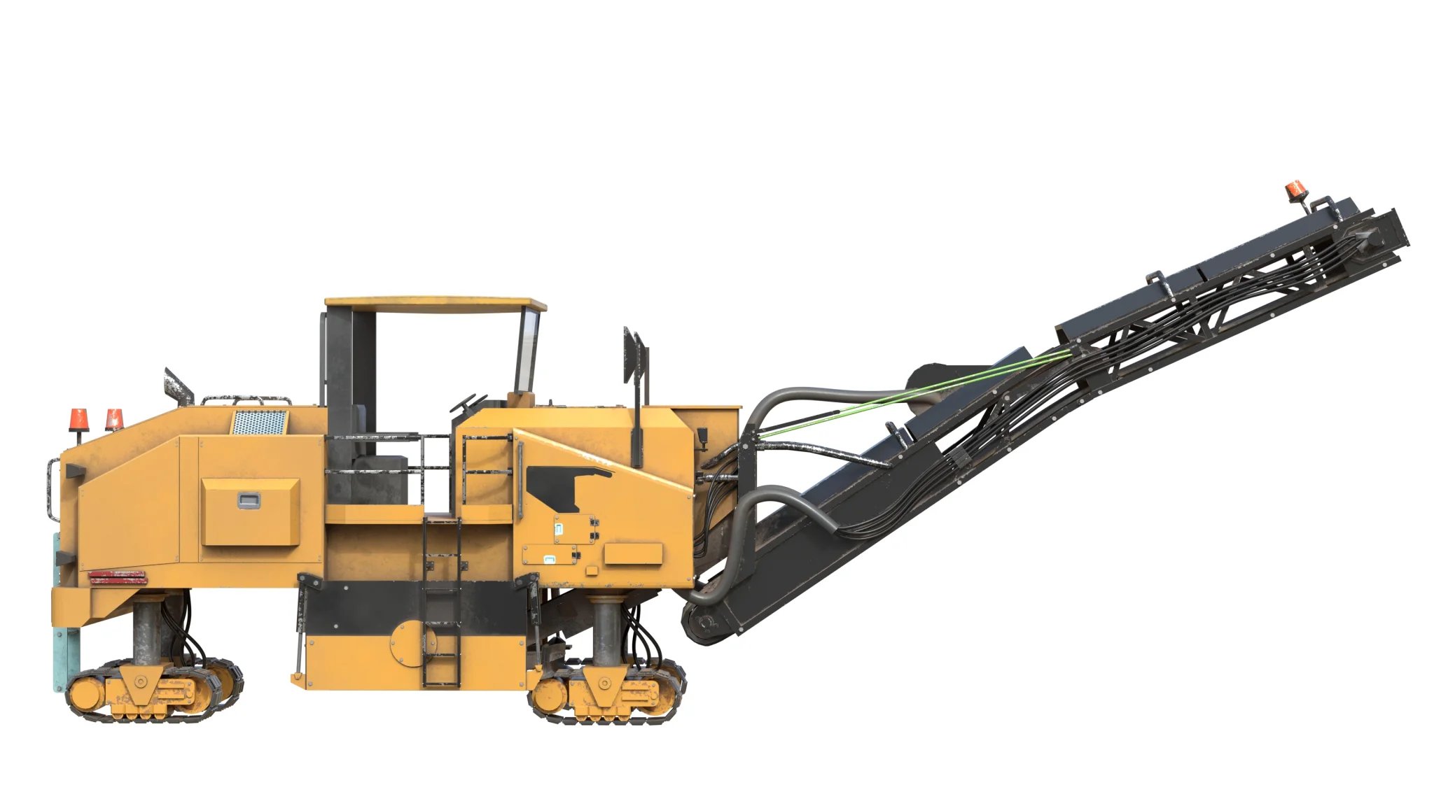 Cold Planers PM200, 3D model preview 4
