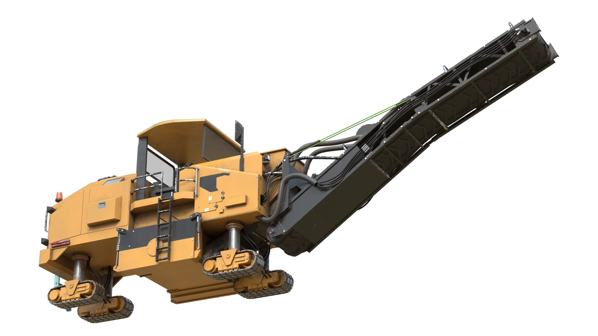 Cold Planers PM200, 3D model preview 7