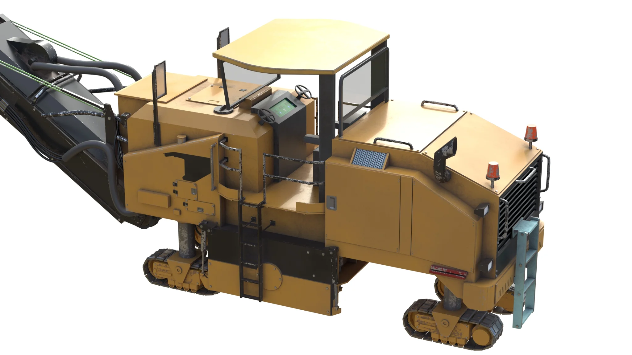 Cold Planers PM200, 3D model preview 8