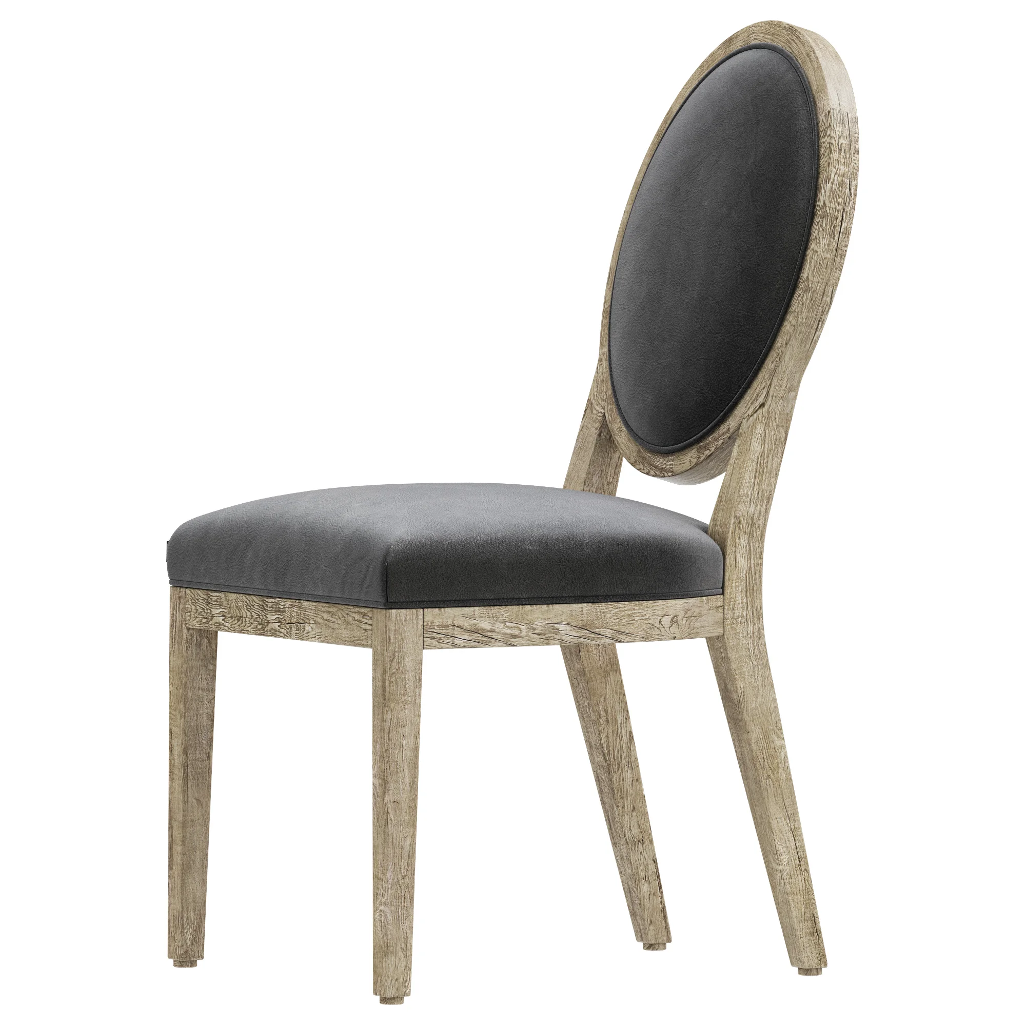 Restoration Hardware French Contemporary Round Chair — 3D model preview 2