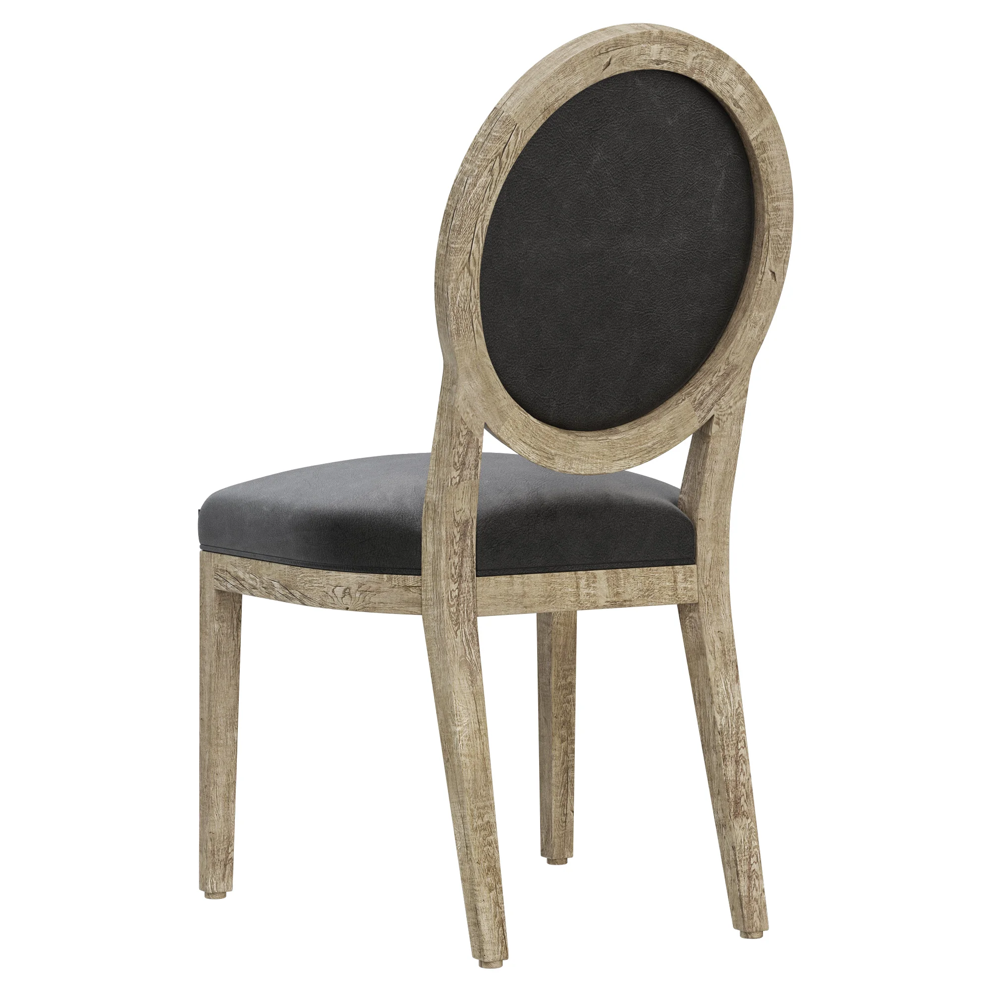 Restoration Hardware French Contemporary Round Chair — 3D model preview 4