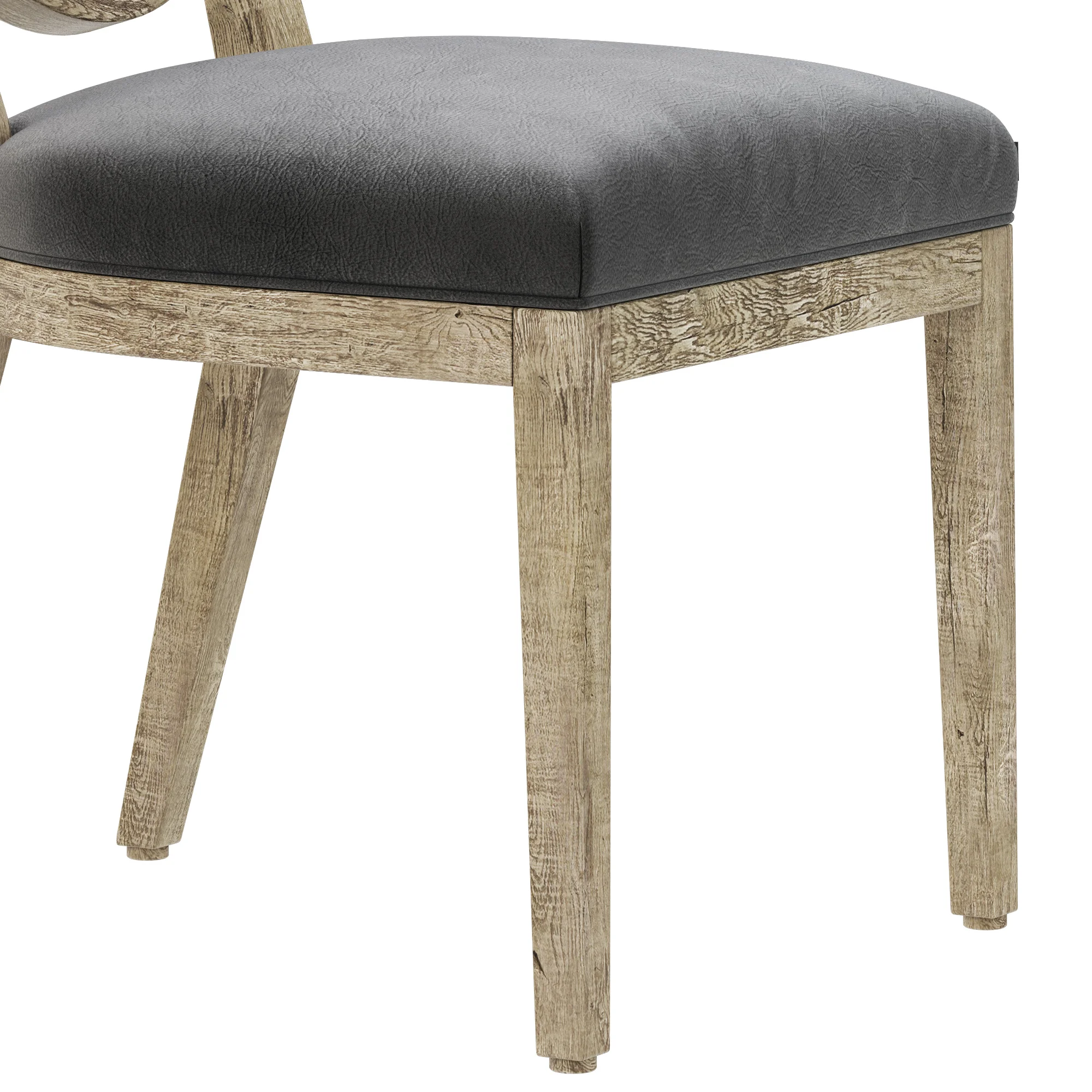 Restoration Hardware French Contemporary Round Chair — 3D model preview 5