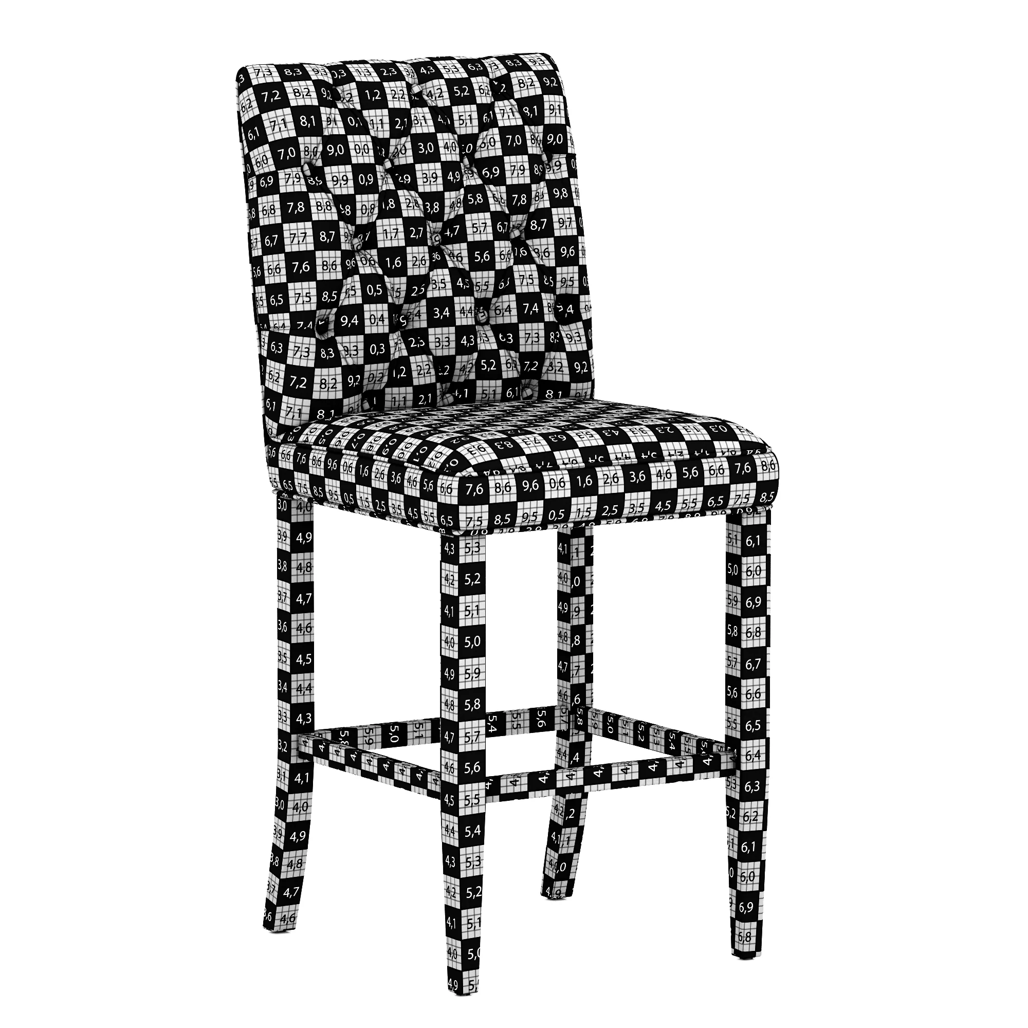 Dantone Home Bardo 2 Stool — 3D model preview 10