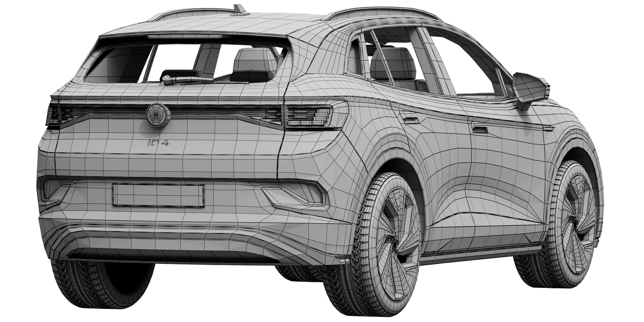Volkswagen ID4, 3D model preview 13