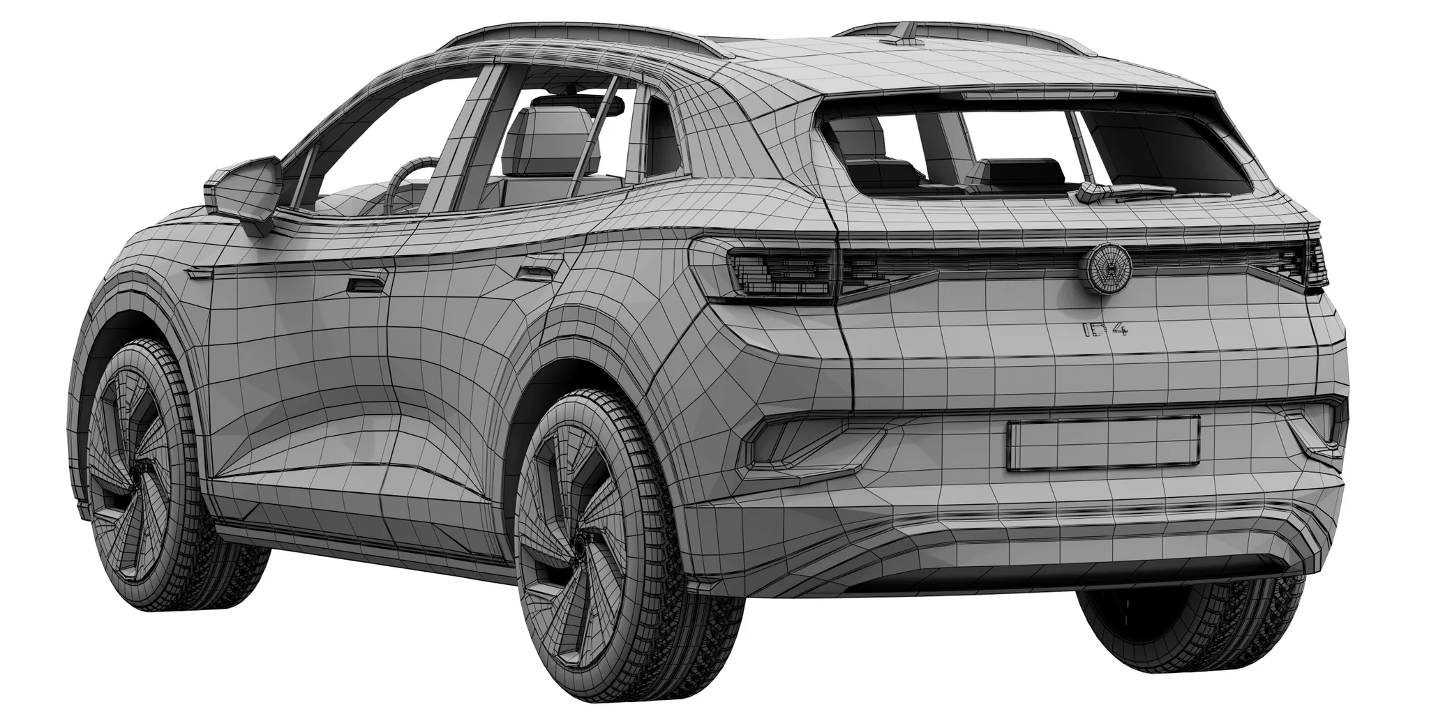 Volkswagen ID4, 3D model preview 32