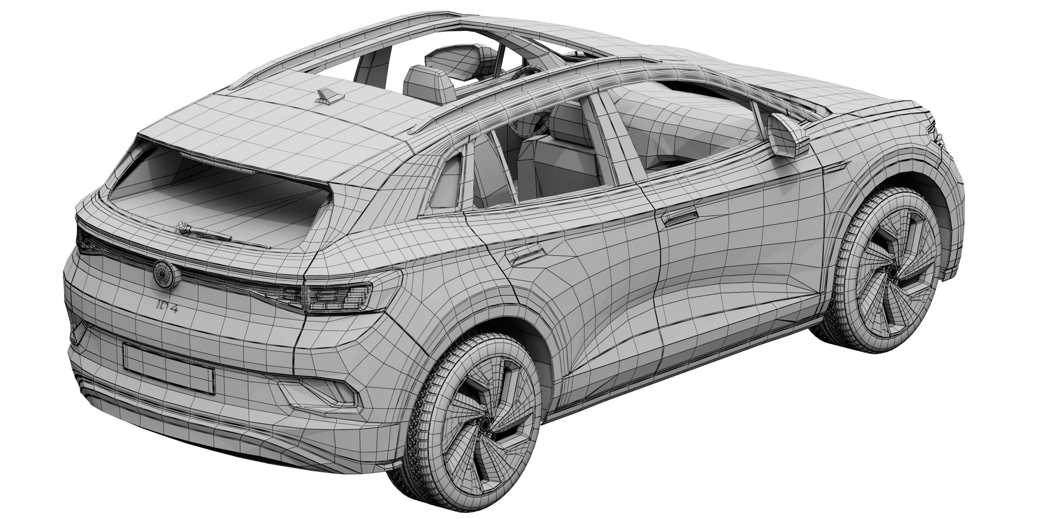 Volkswagen ID4, 3D model preview 53