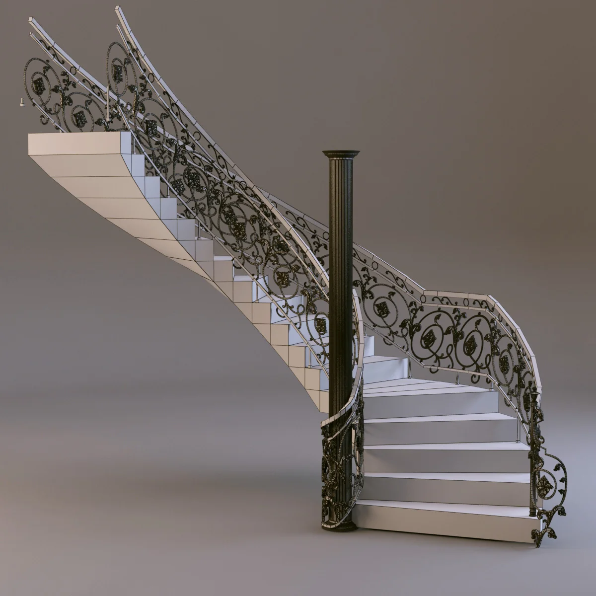 Stairs2 — 3D model preview 3