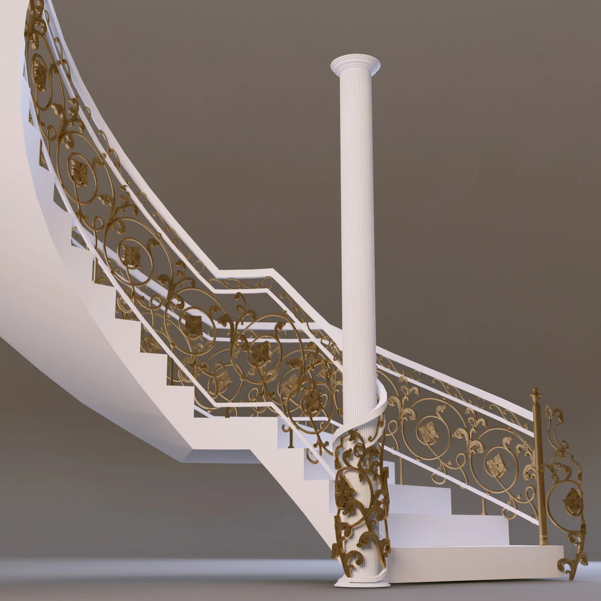 Stairs2 — 3D model preview 4