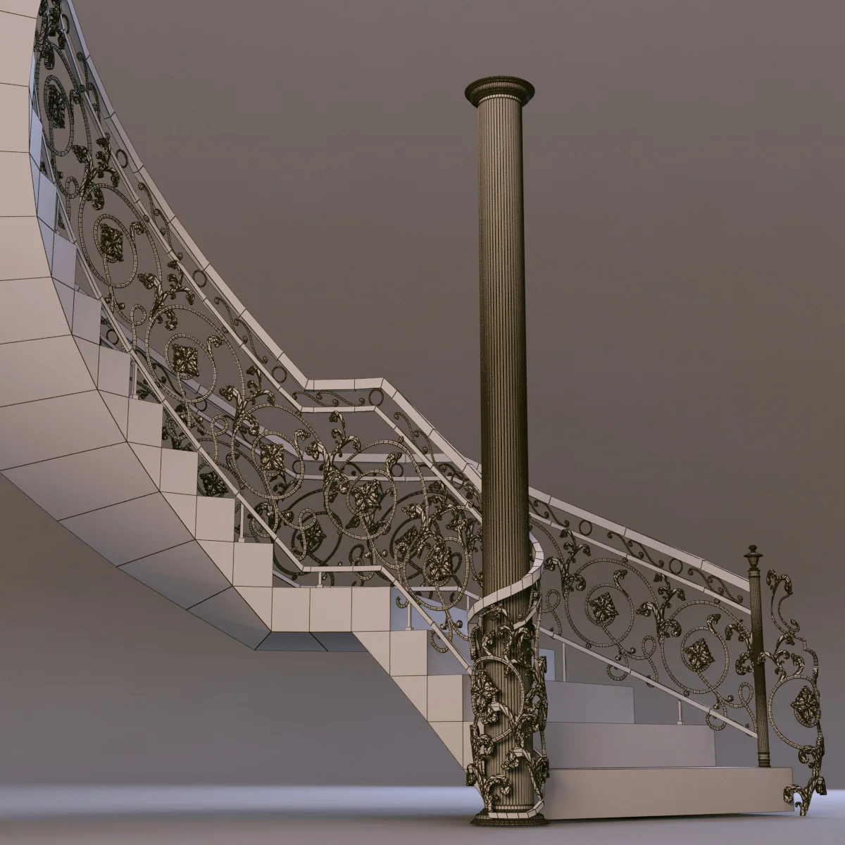 Stairs2 — 3D model preview 5