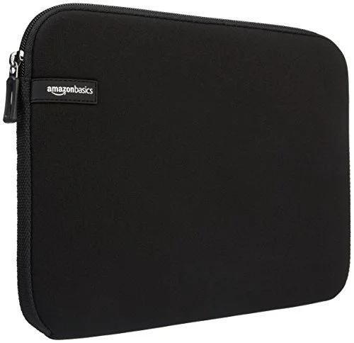 Black Neoprene Laptop Sleeve 15.6 Inch