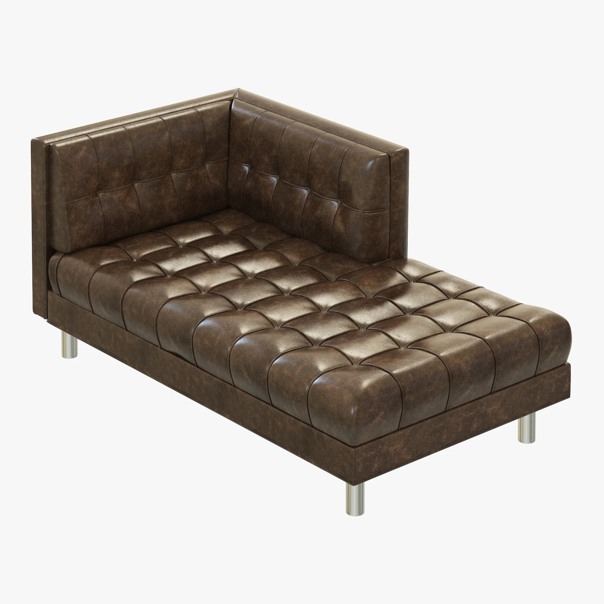 Bernhardt Dunhill Right Arm Chaise — 3D model preview 2