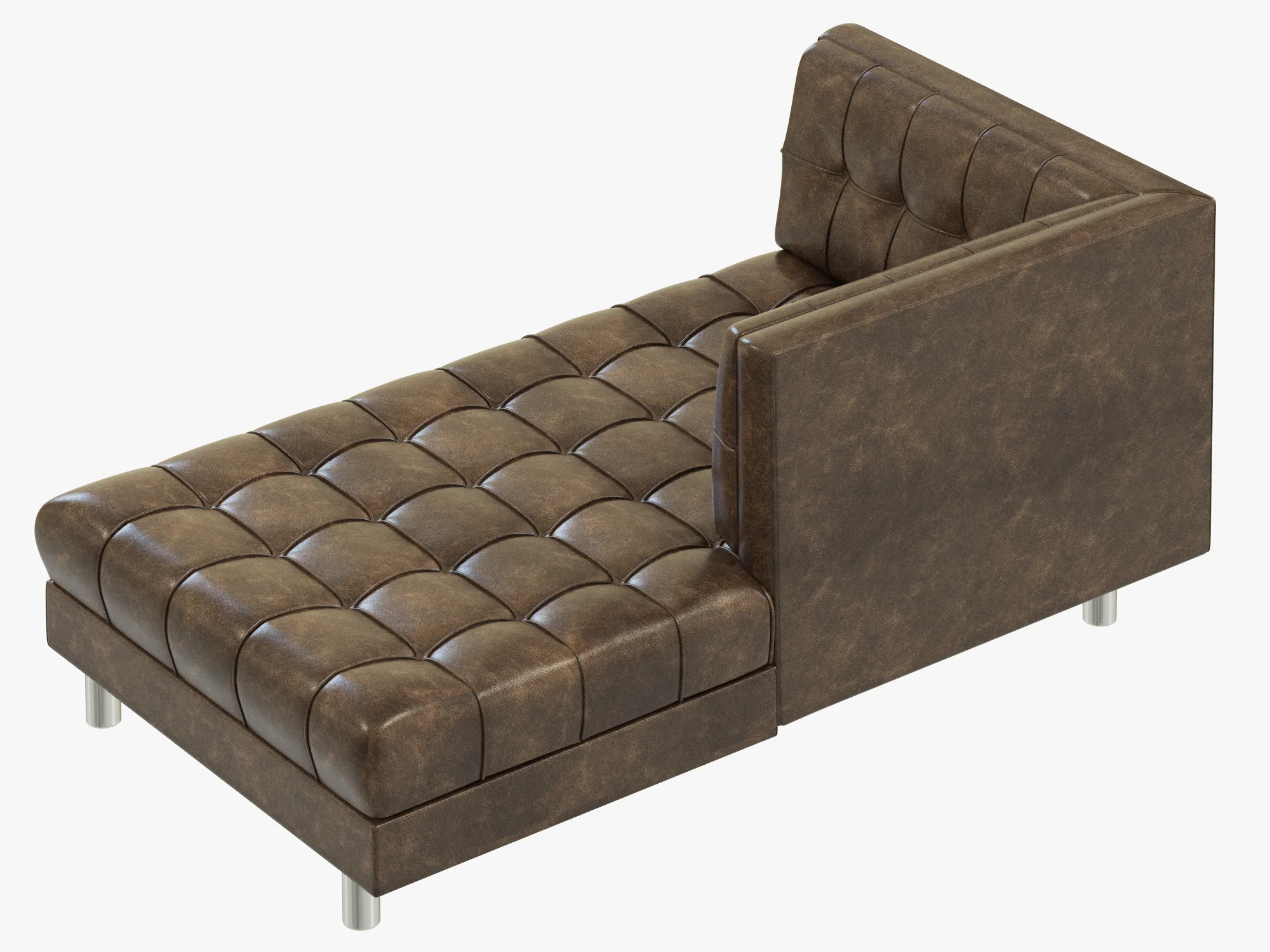 Bernhardt Dunhill Right Arm Chaise — 3D model preview 8