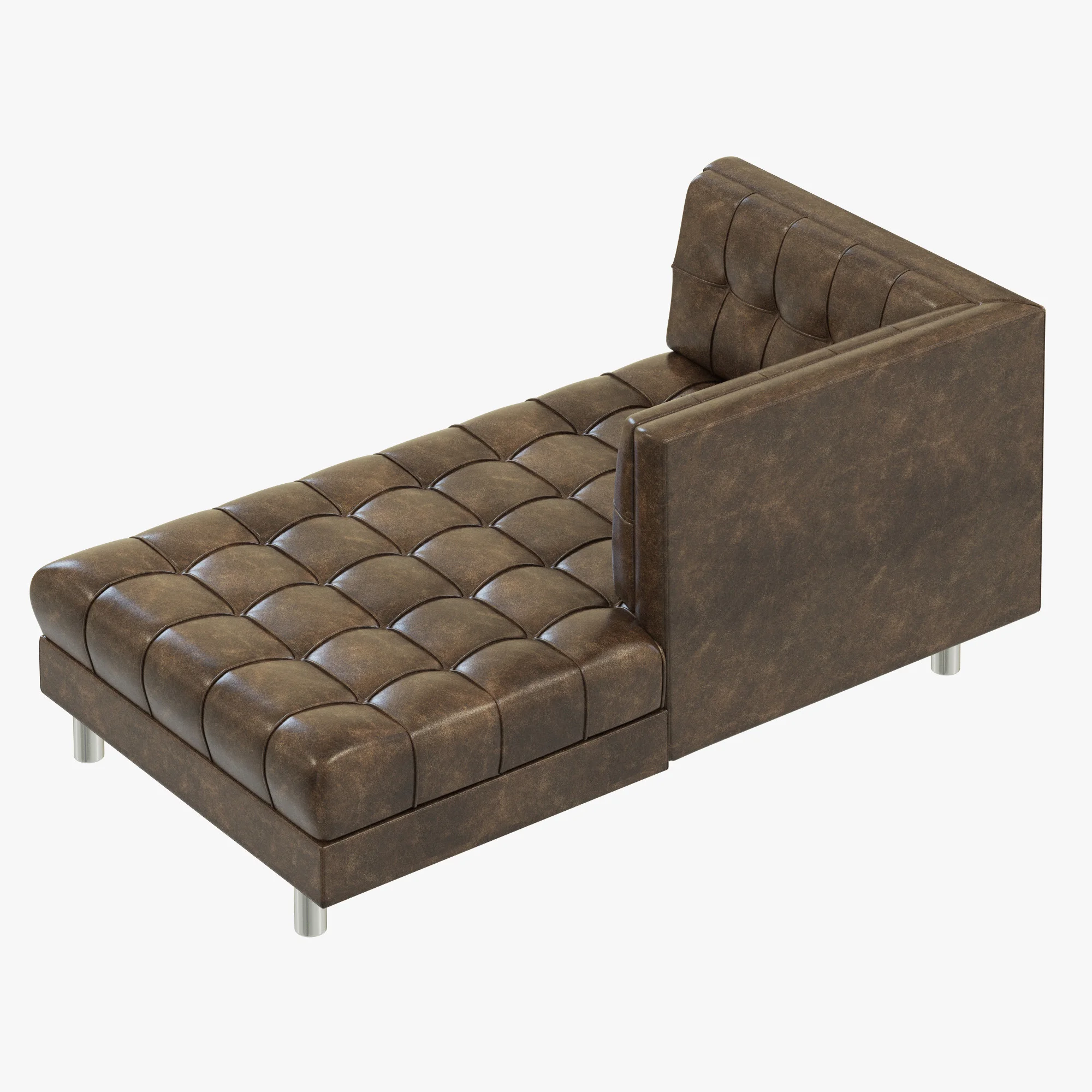 Bernhardt Dunhill Right Arm Chaise — 3D model preview 9