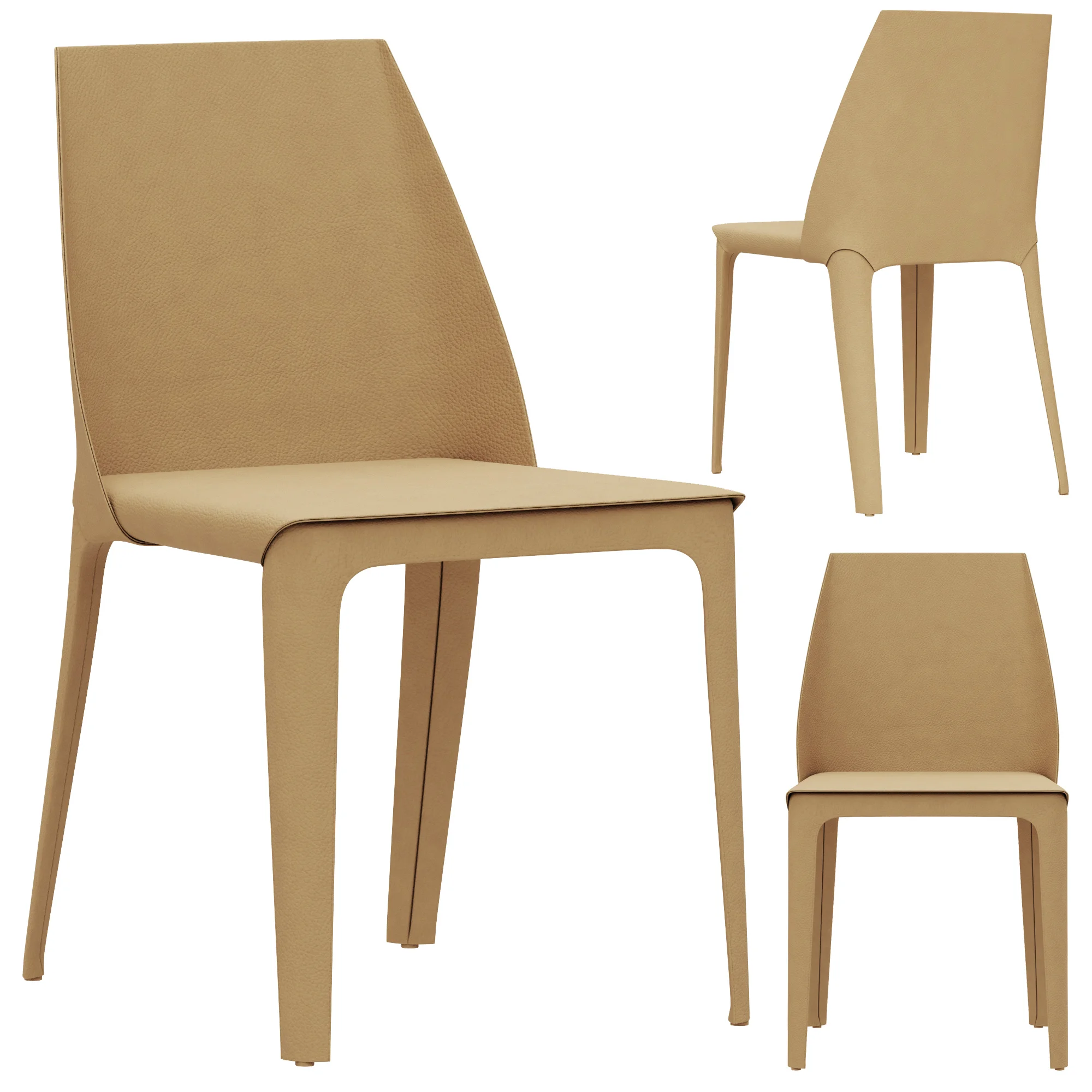 Flexform Isabel Chair, 3D model preview 2