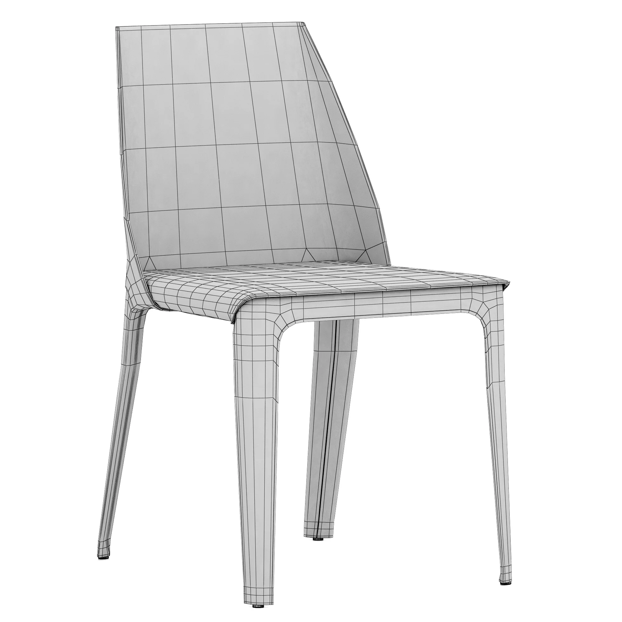 Flexform Isabel Chair, 3D model preview 8