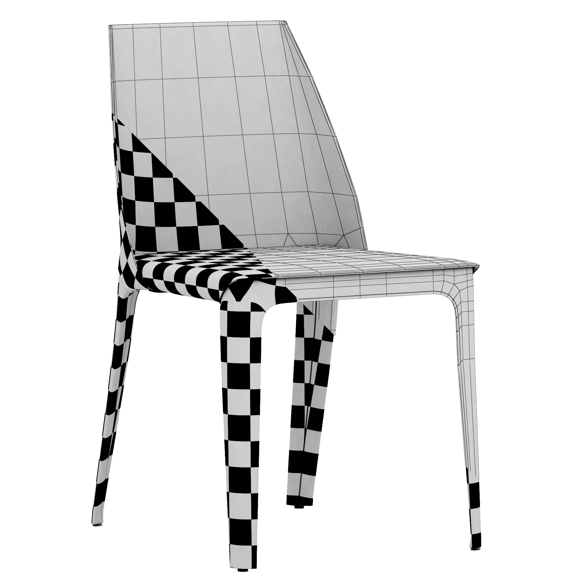 Flexform Isabel Chair, 3D model preview 9