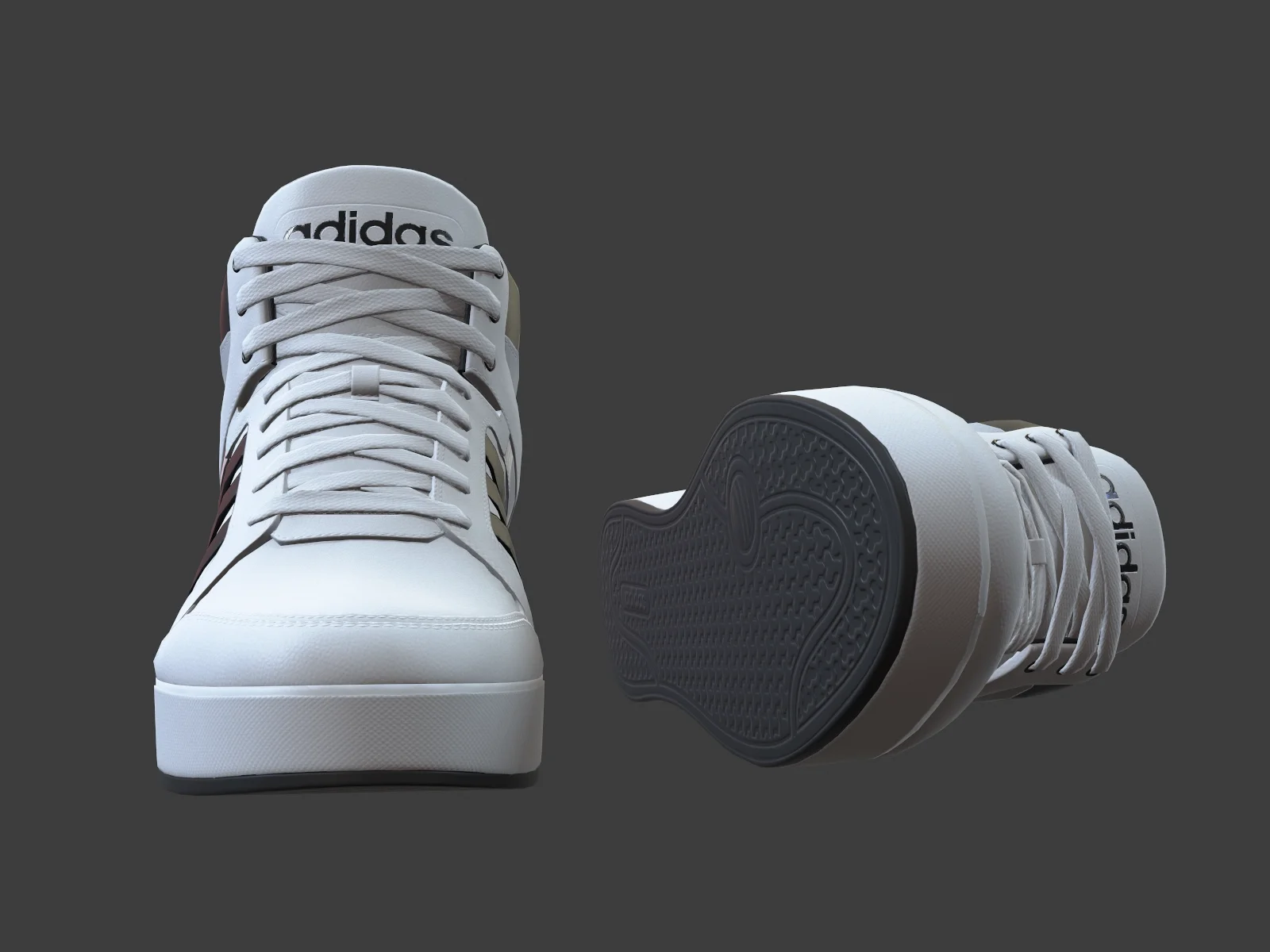 Adidas-NeoRaleigh 9TIS sneaker 2, 3D model preview 2