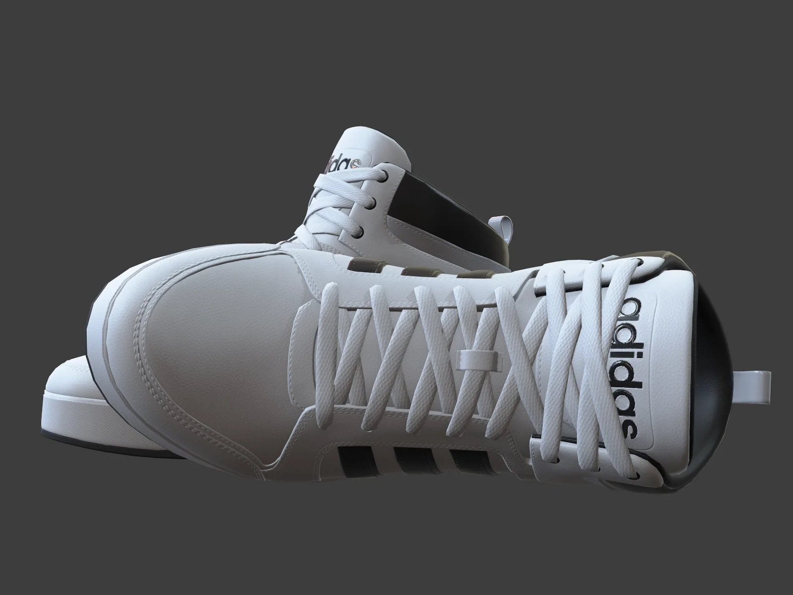 Adidas-NeoRaleigh 9TIS sneaker 2, 3D model preview 4