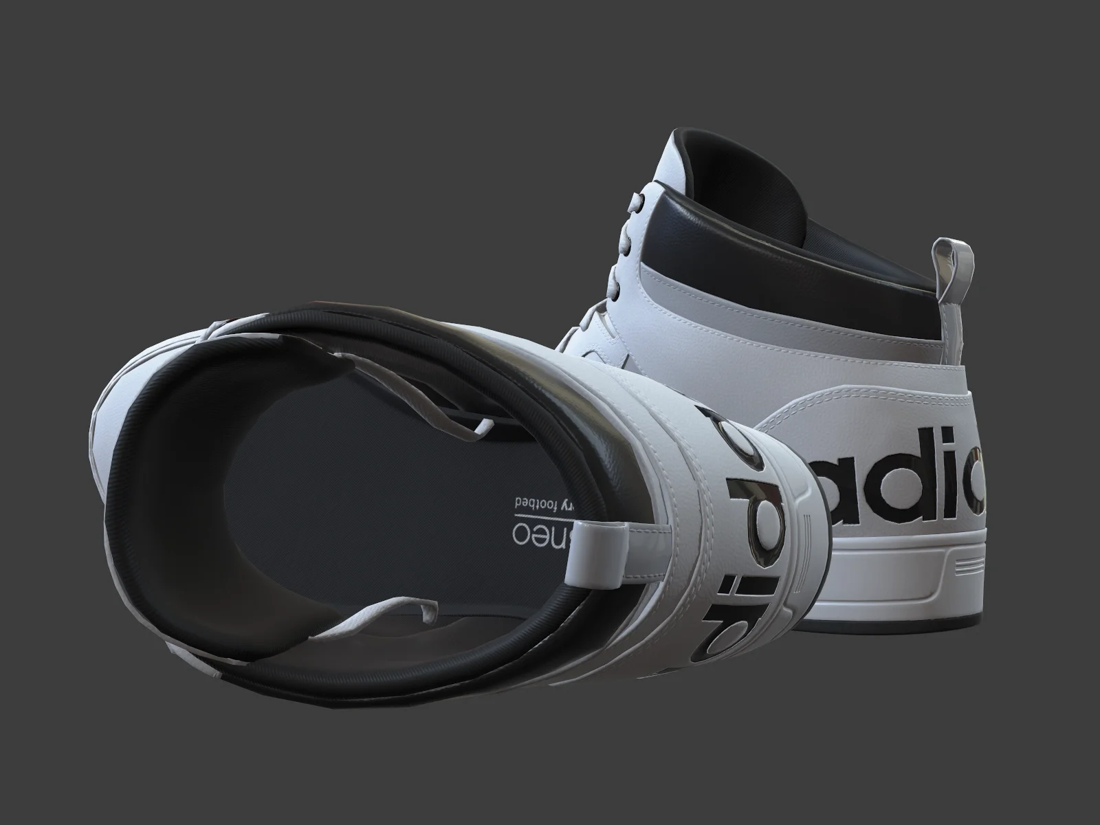 Adidas-NeoRaleigh 9TIS sneaker 2, 3D model preview 6