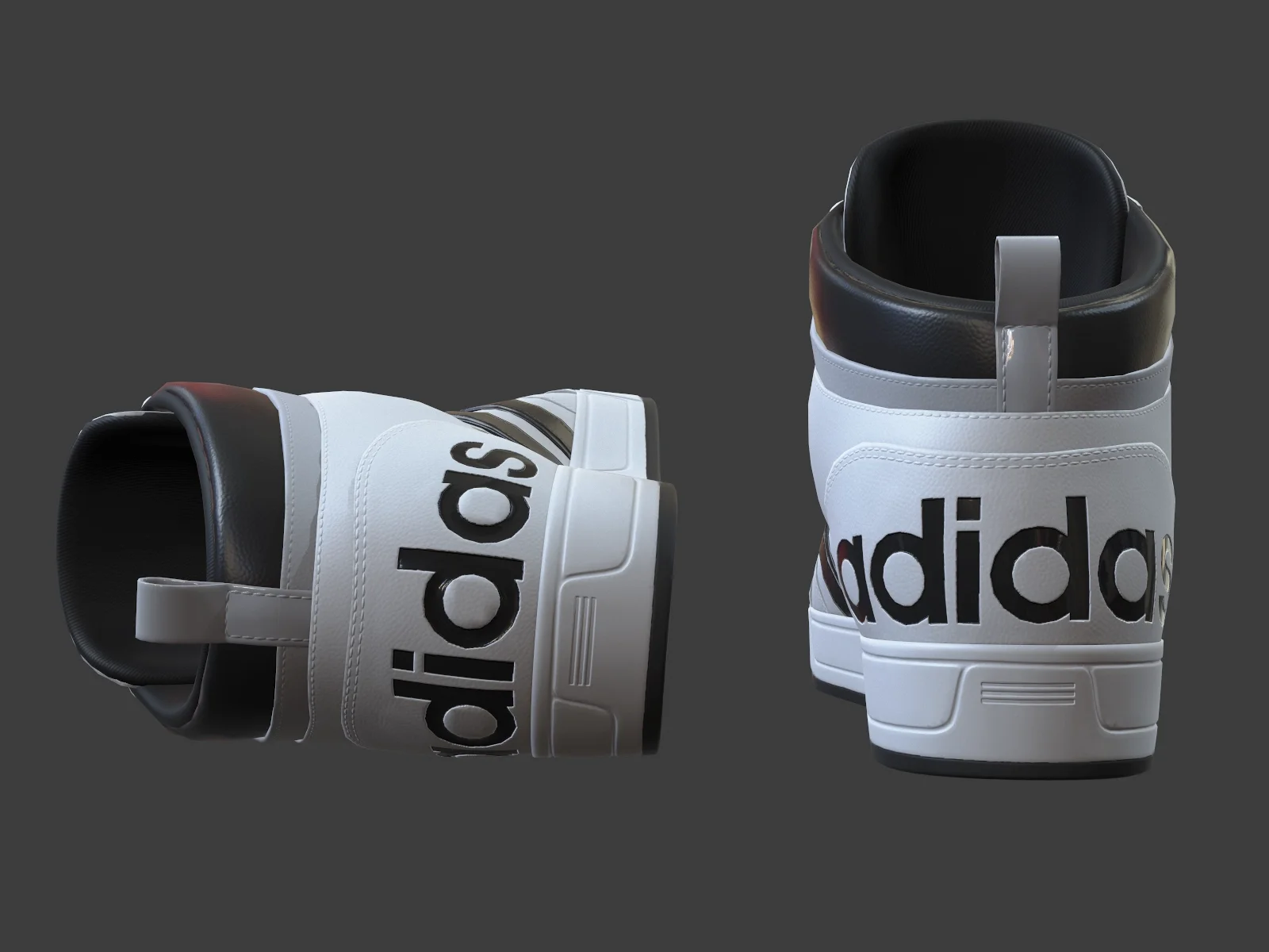 Adidas-NeoRaleigh 9TIS sneaker 2, 3D model preview 7