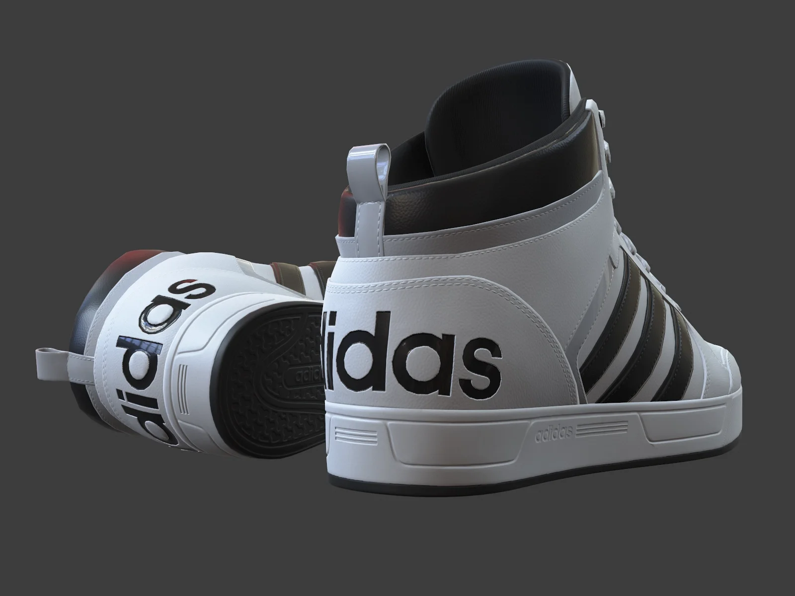 Adidas-NeoRaleigh 9TIS sneaker 2, 3D model preview 8