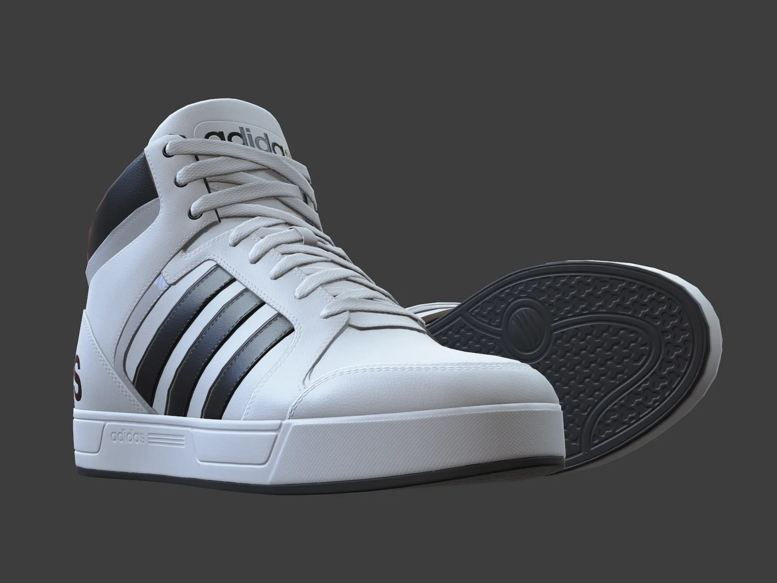 Adidas-NeoRaleigh 9TIS sneaker 2, 3D model preview 10