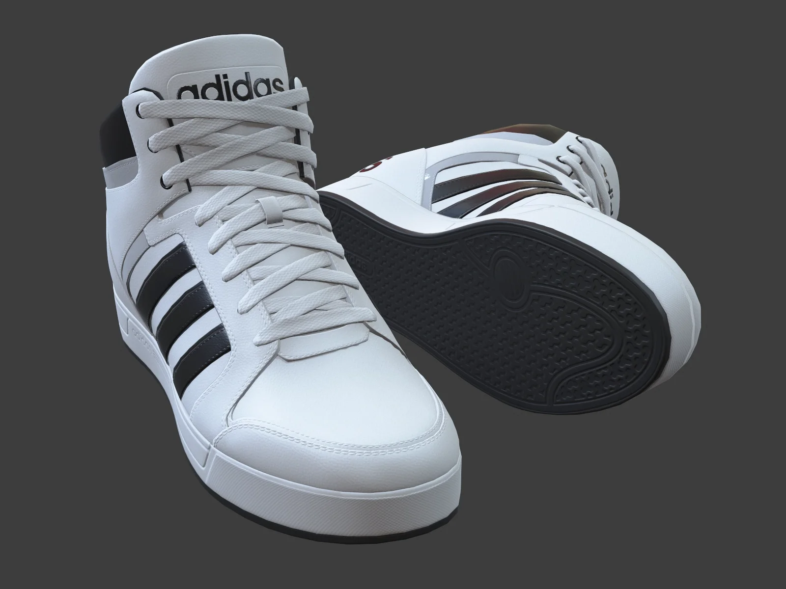 Adidas-NeoRaleigh 9TIS sneaker 2, 3D model preview 11