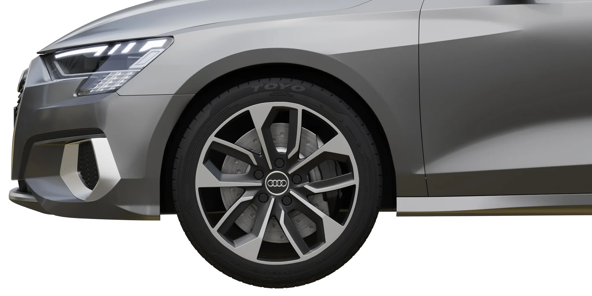 Audi A3, 3D model preview 1