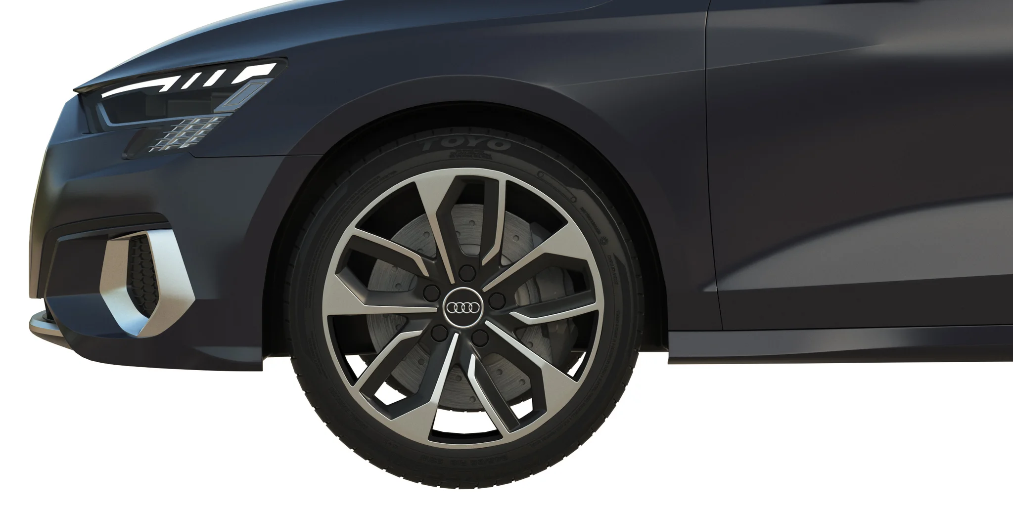 Audi A3, 3D model preview 3