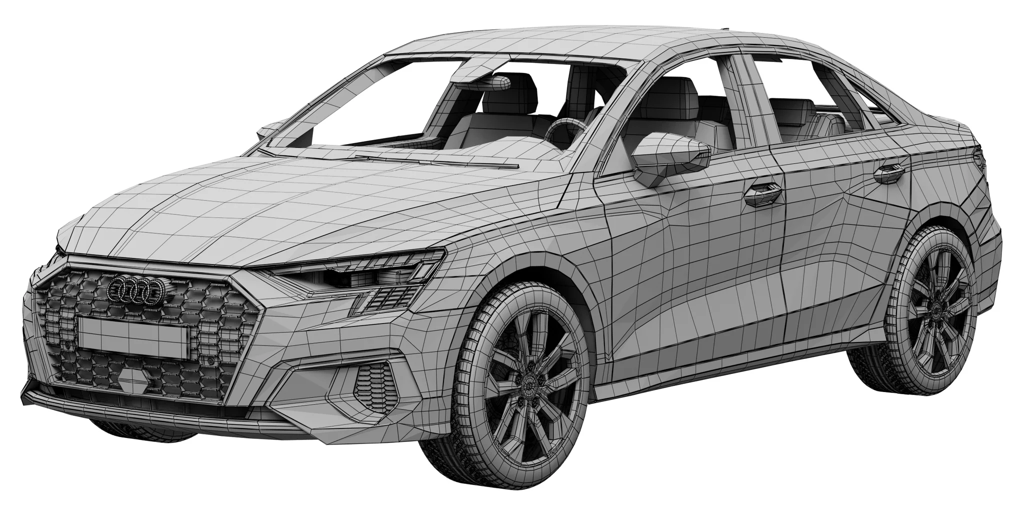 Audi A3, 3D model preview 11