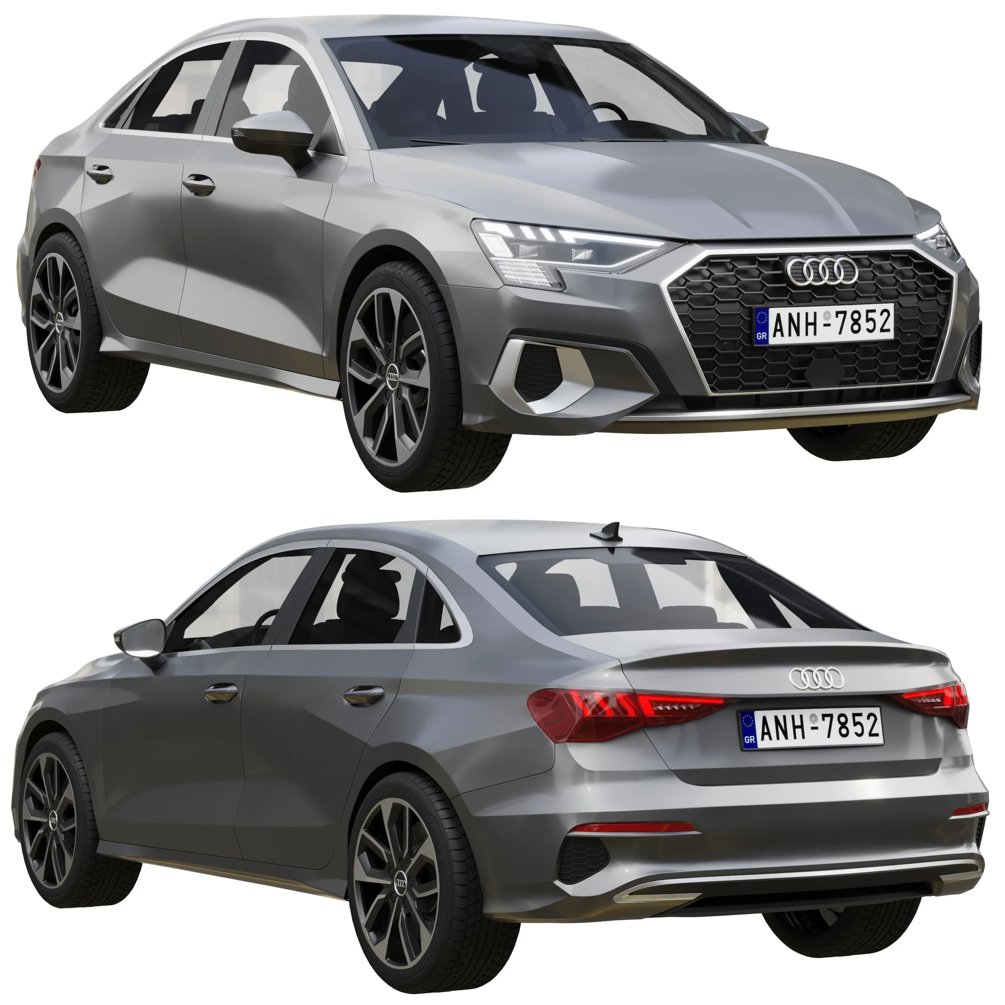 Audi A3, 3D model preview 15