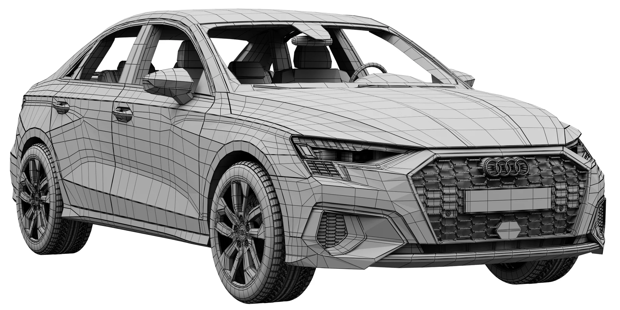 Audi A3, 3D model preview 16
