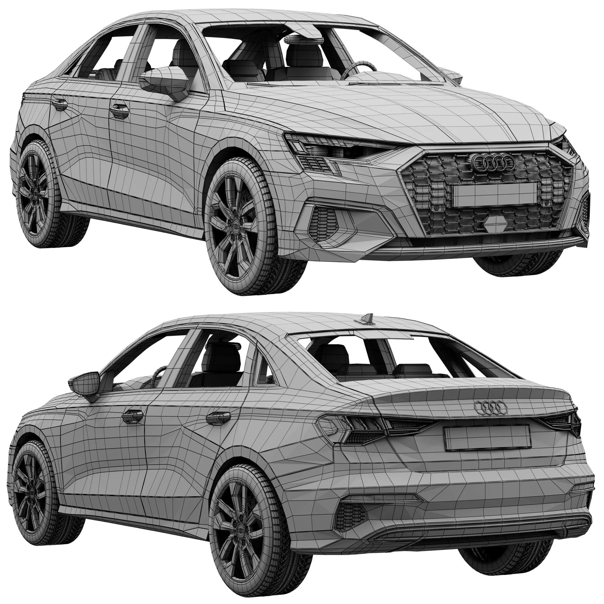 Audi A3, 3D model preview 17