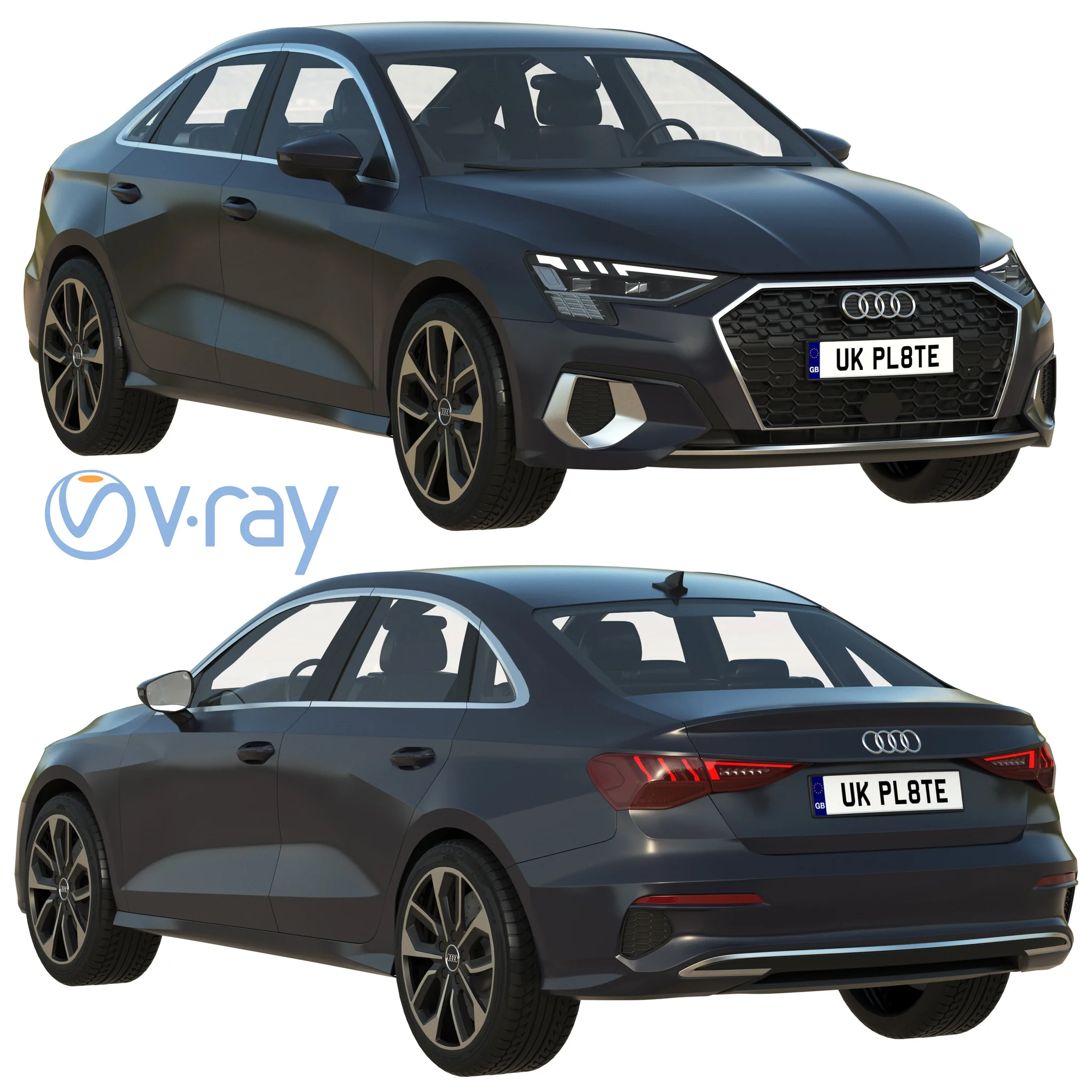 Audi A3, 3D model preview 19