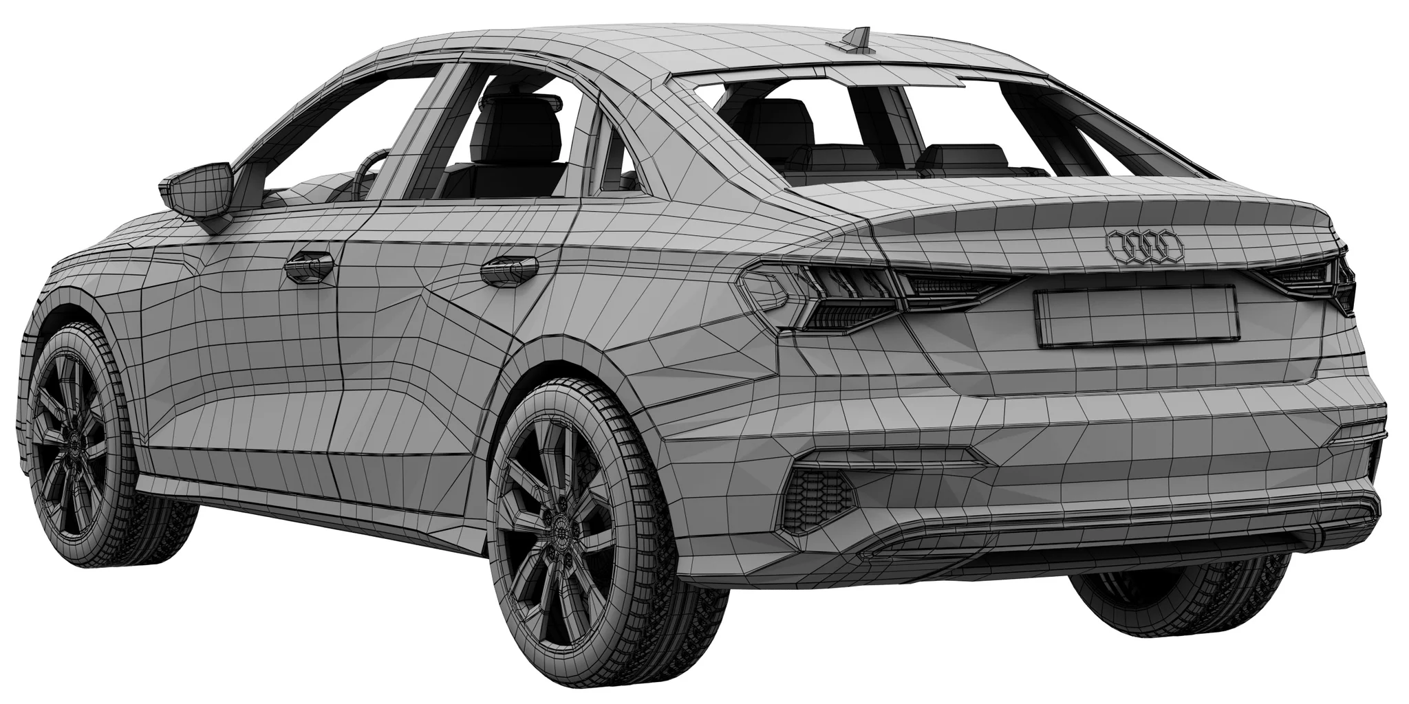 Audi A3, 3D model preview 21