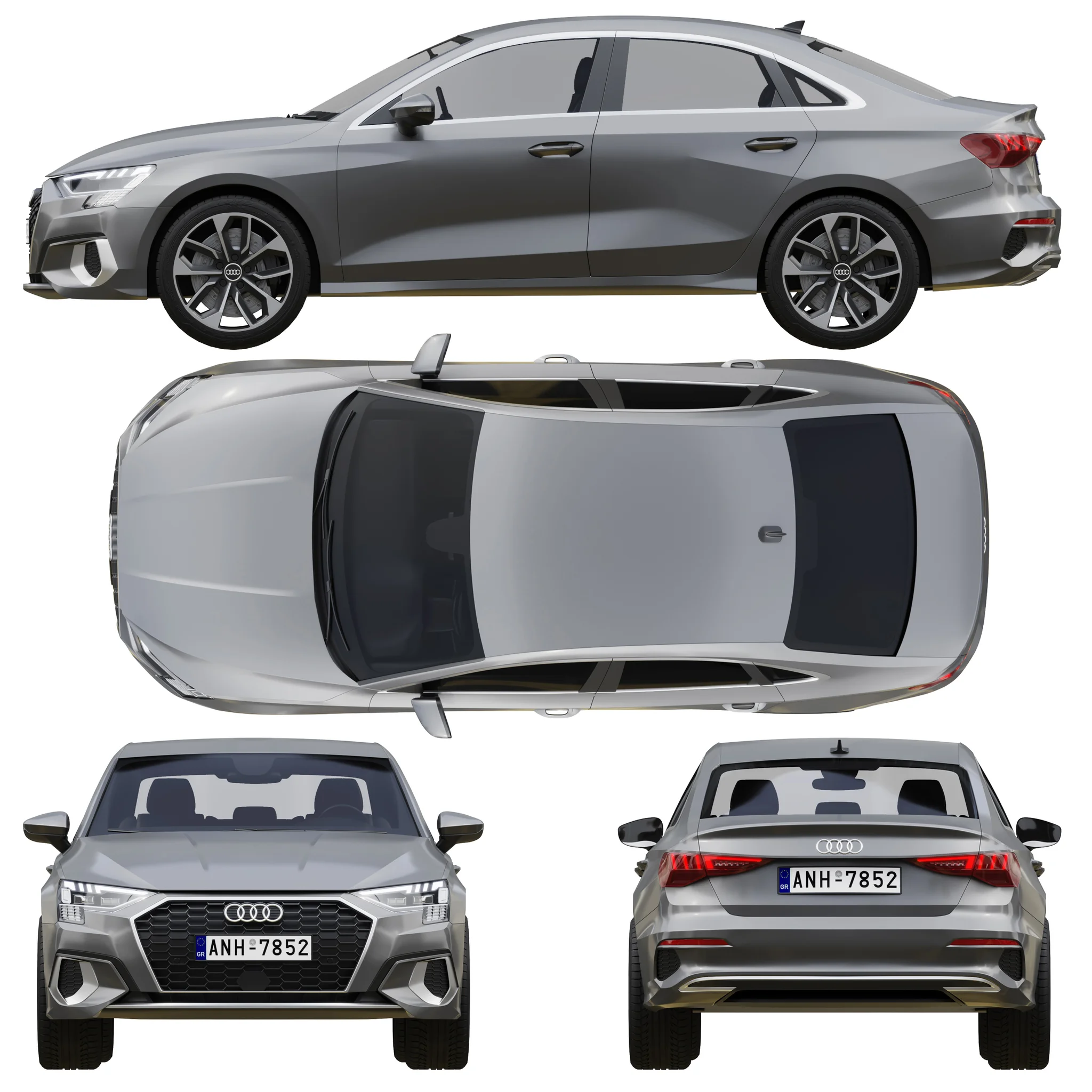 Audi A3, 3D model preview 26