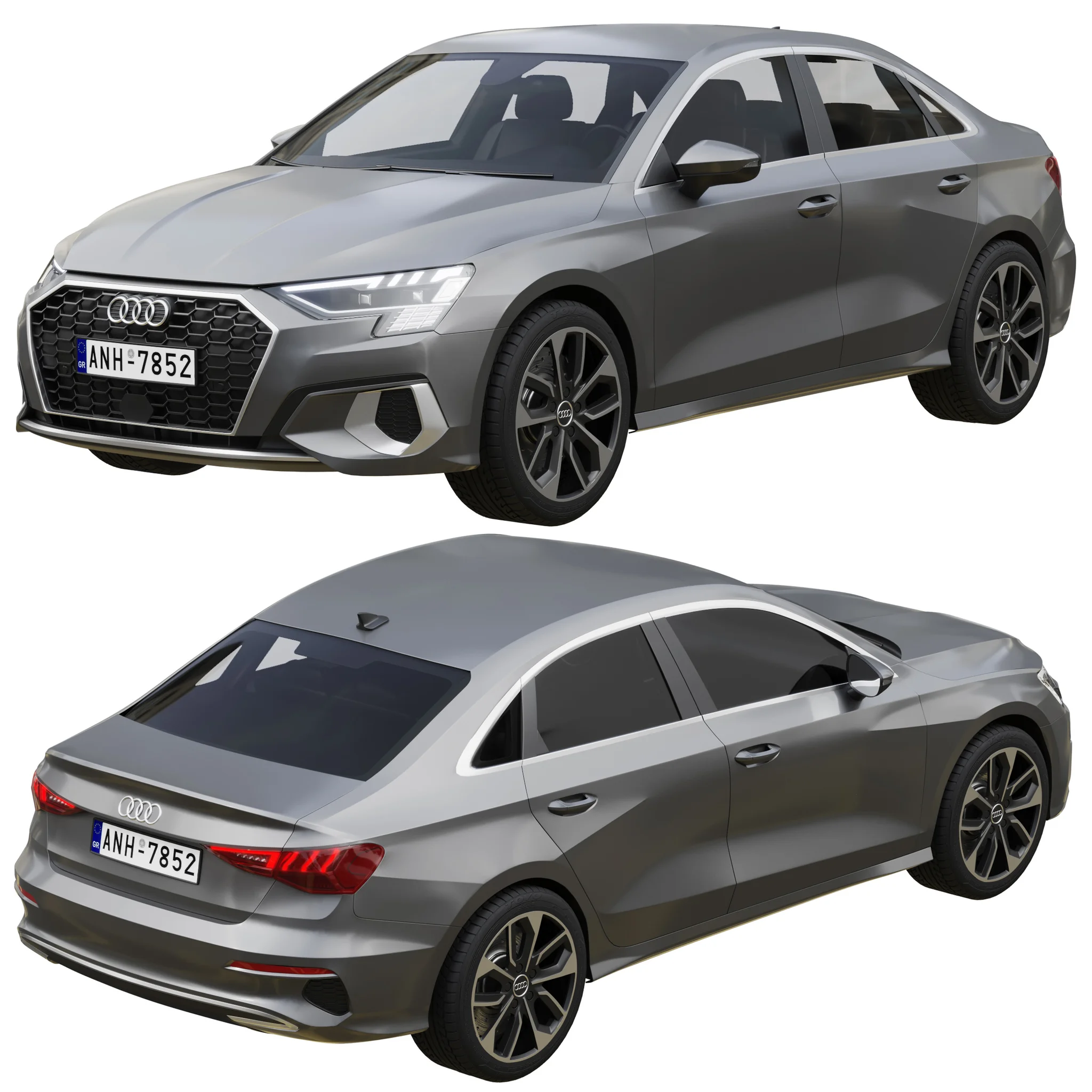 Audi A3, 3D model preview 34