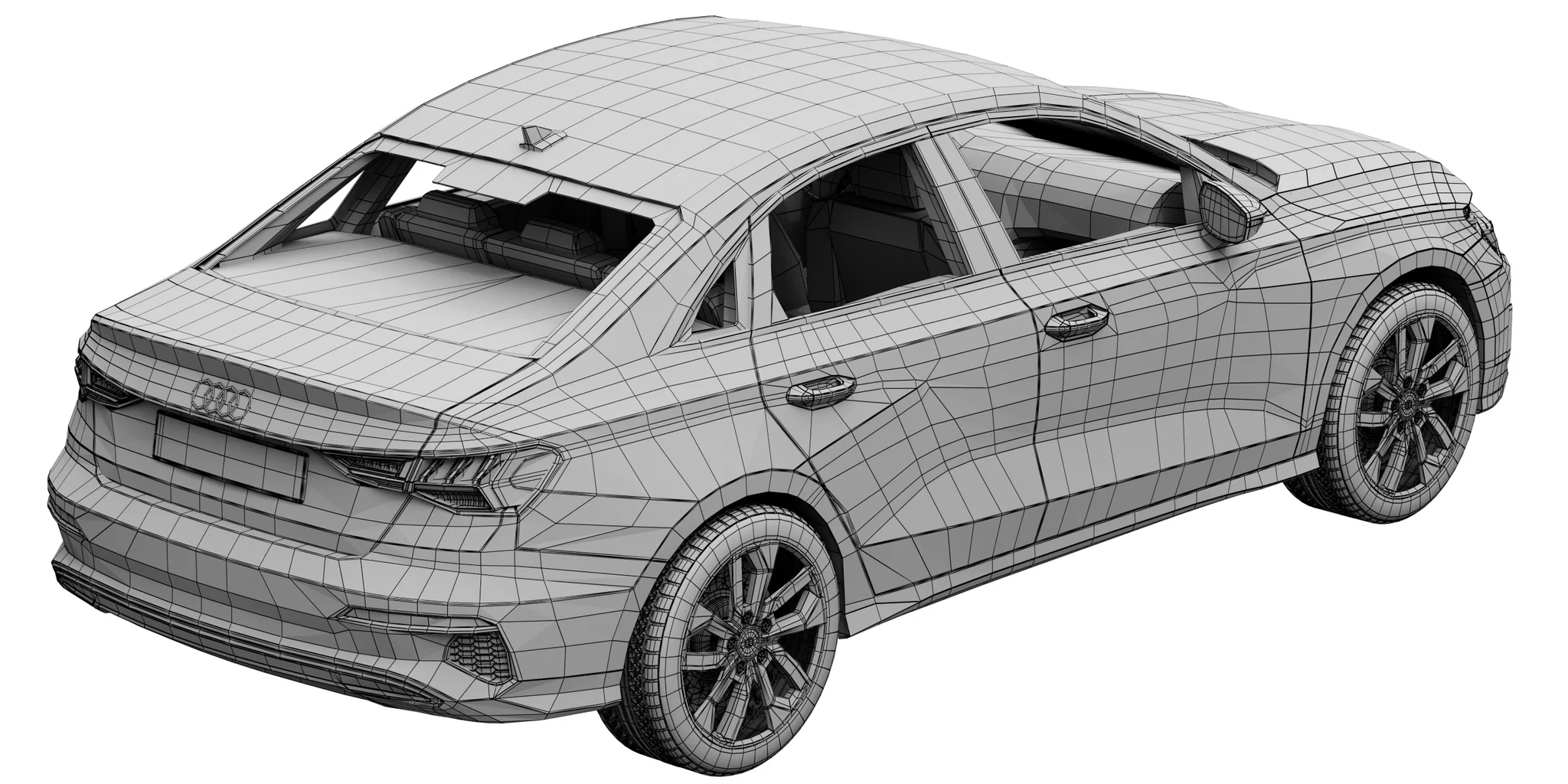 Audi A3, 3D model preview 35