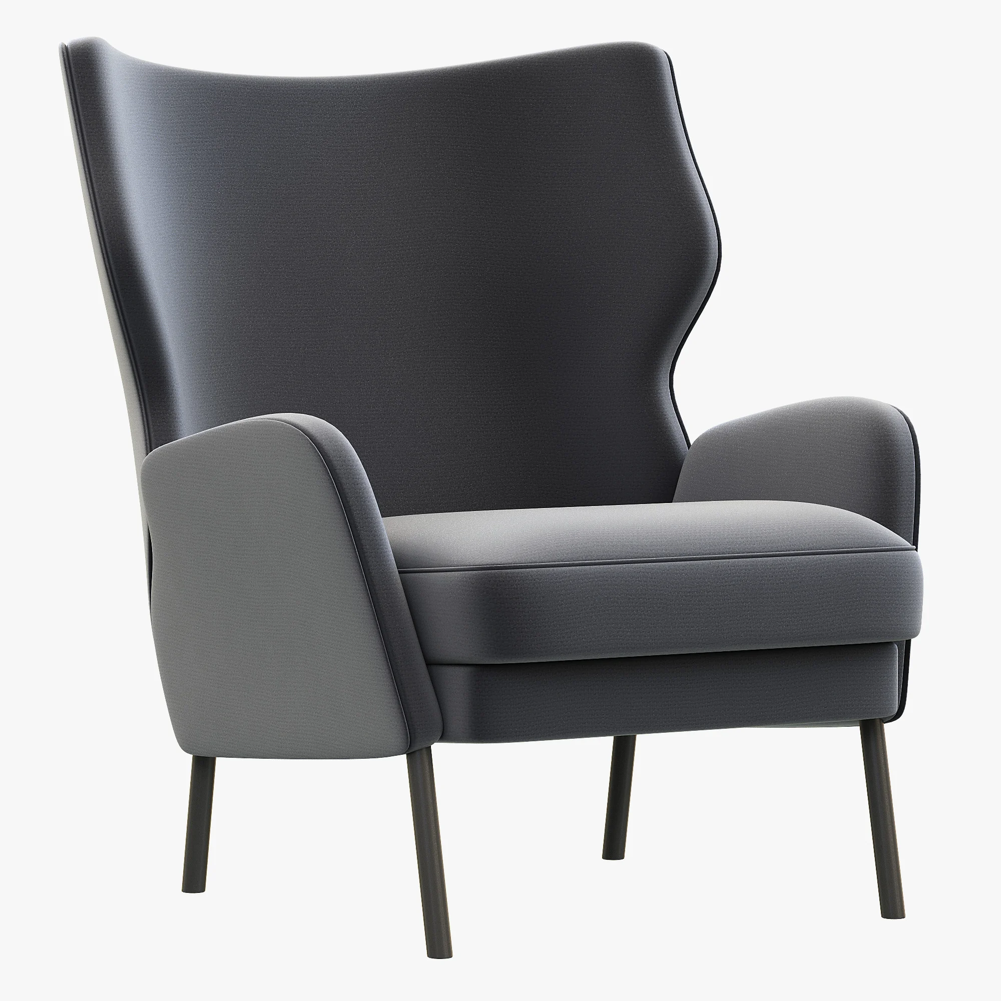 Sits Alex Armchair — 3D model preview 1