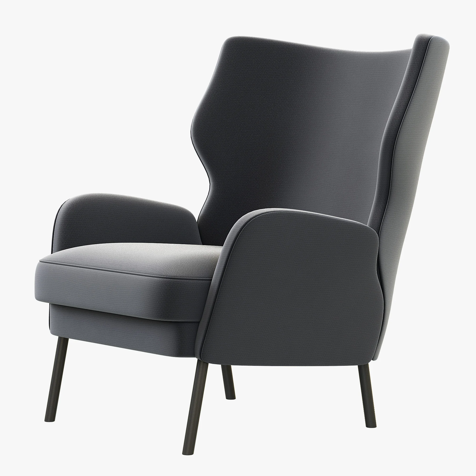 Sits Alex Armchair — 3D model preview 4